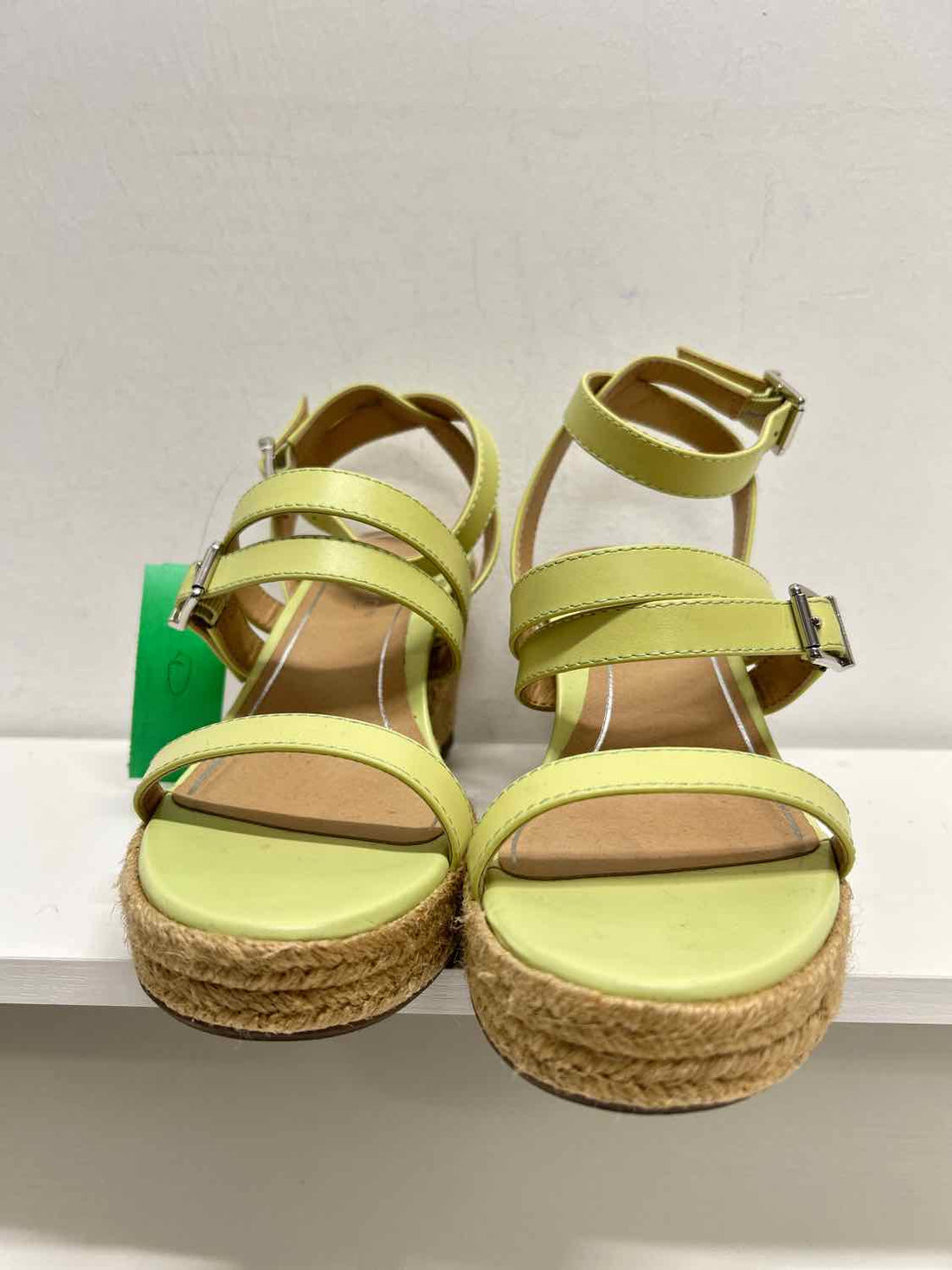 Vionic Women Size 6.5 Light Green Espadrilles Wedges