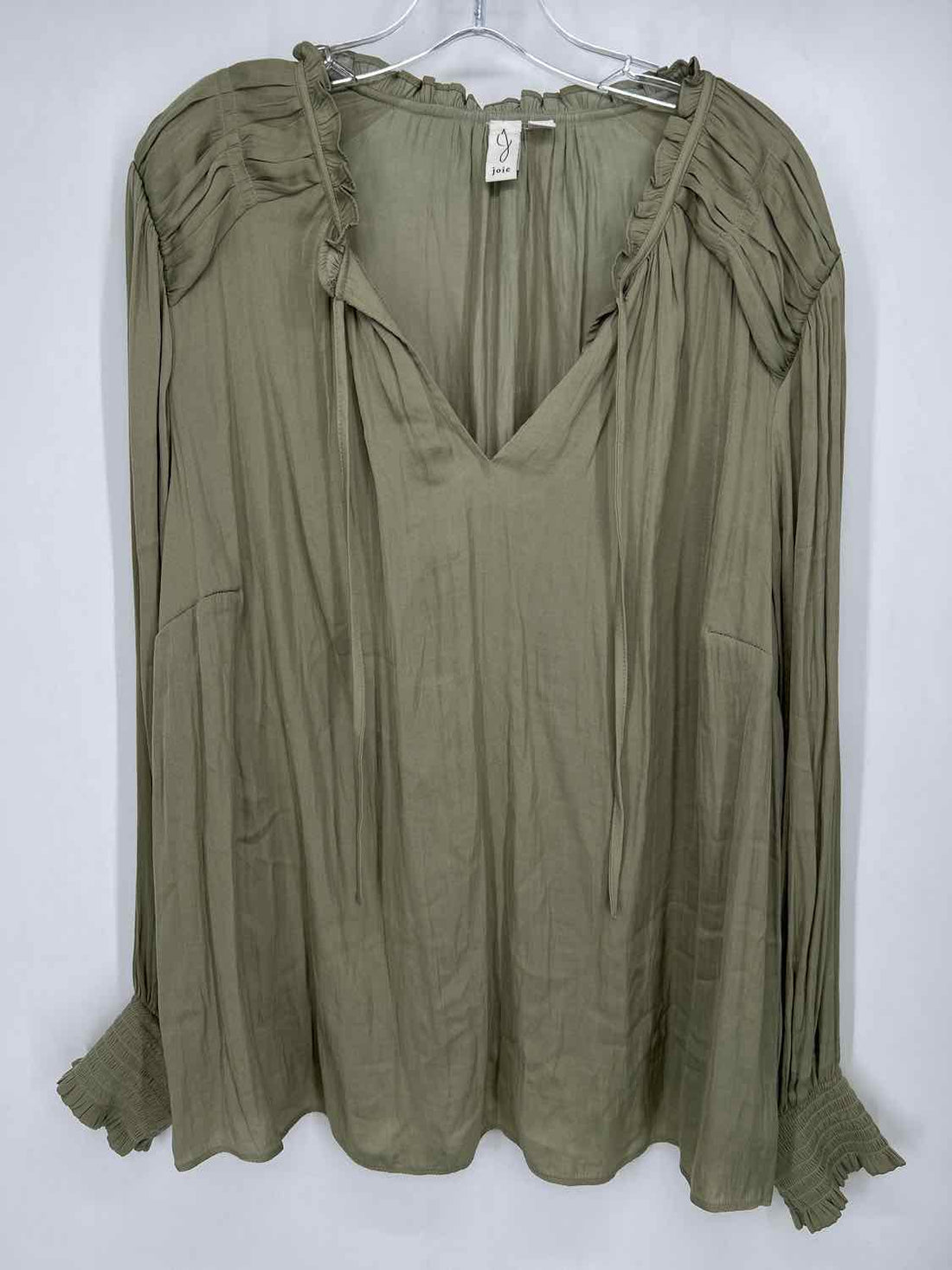 Joie Size 2X Light Green Long Sleeve Top/Blouse
