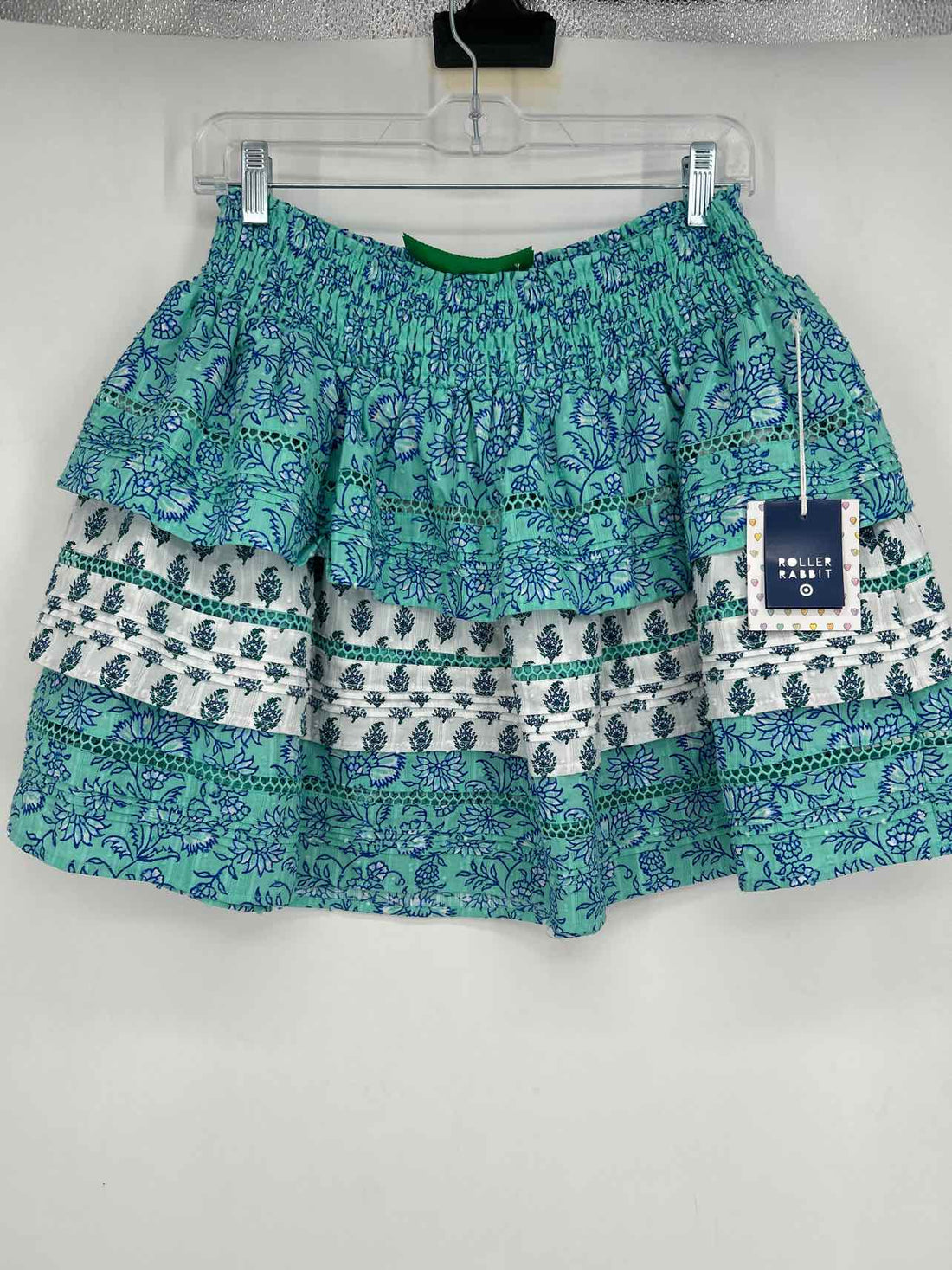 Roller Rabbit Target Size M Turquoise & Blue Floral NWT Skirts