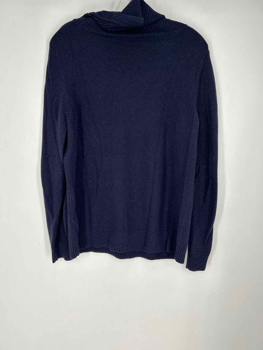 Talbots Size L Navy Wool Blend Sweater