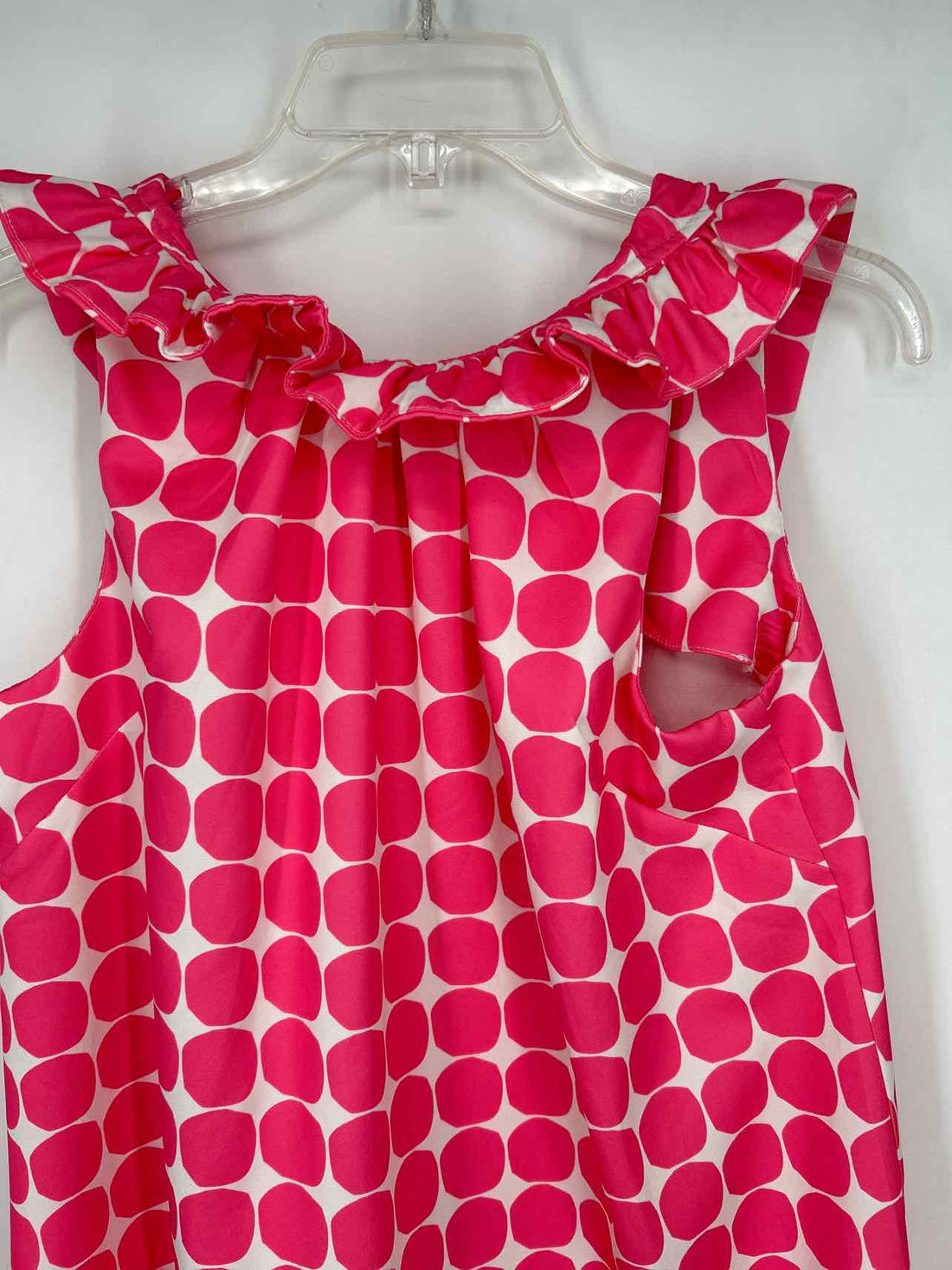 Umgee Size S White & Pink Sleeveless Dress