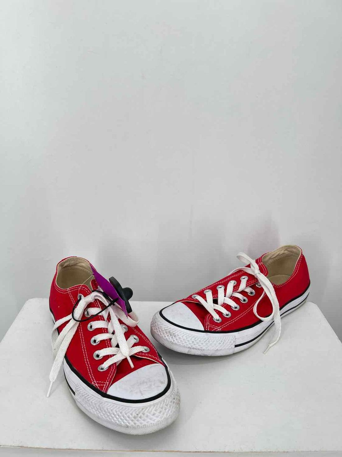 Converse Women Size 8 Red & White Sneakers