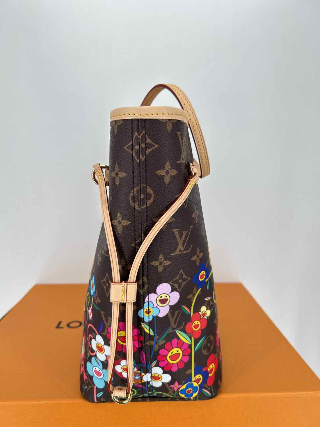 Louis Vuitton Monogram Flowers Neverfull with Pouch MM New In Box