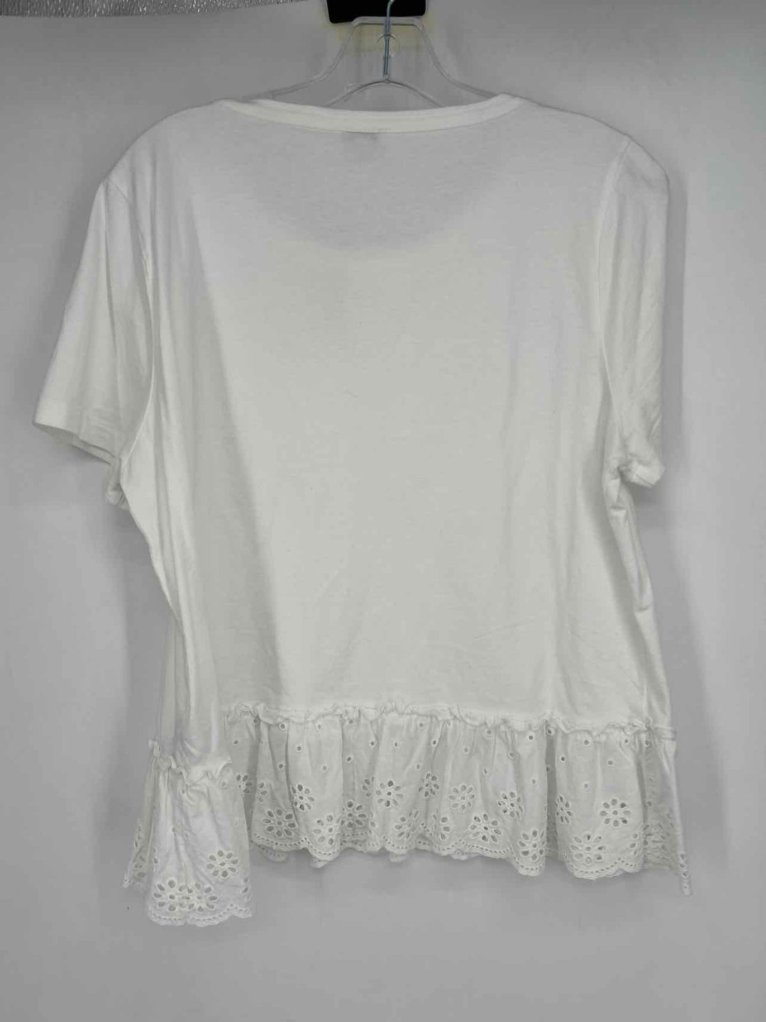 J Crew Size XL White Short Sleeve