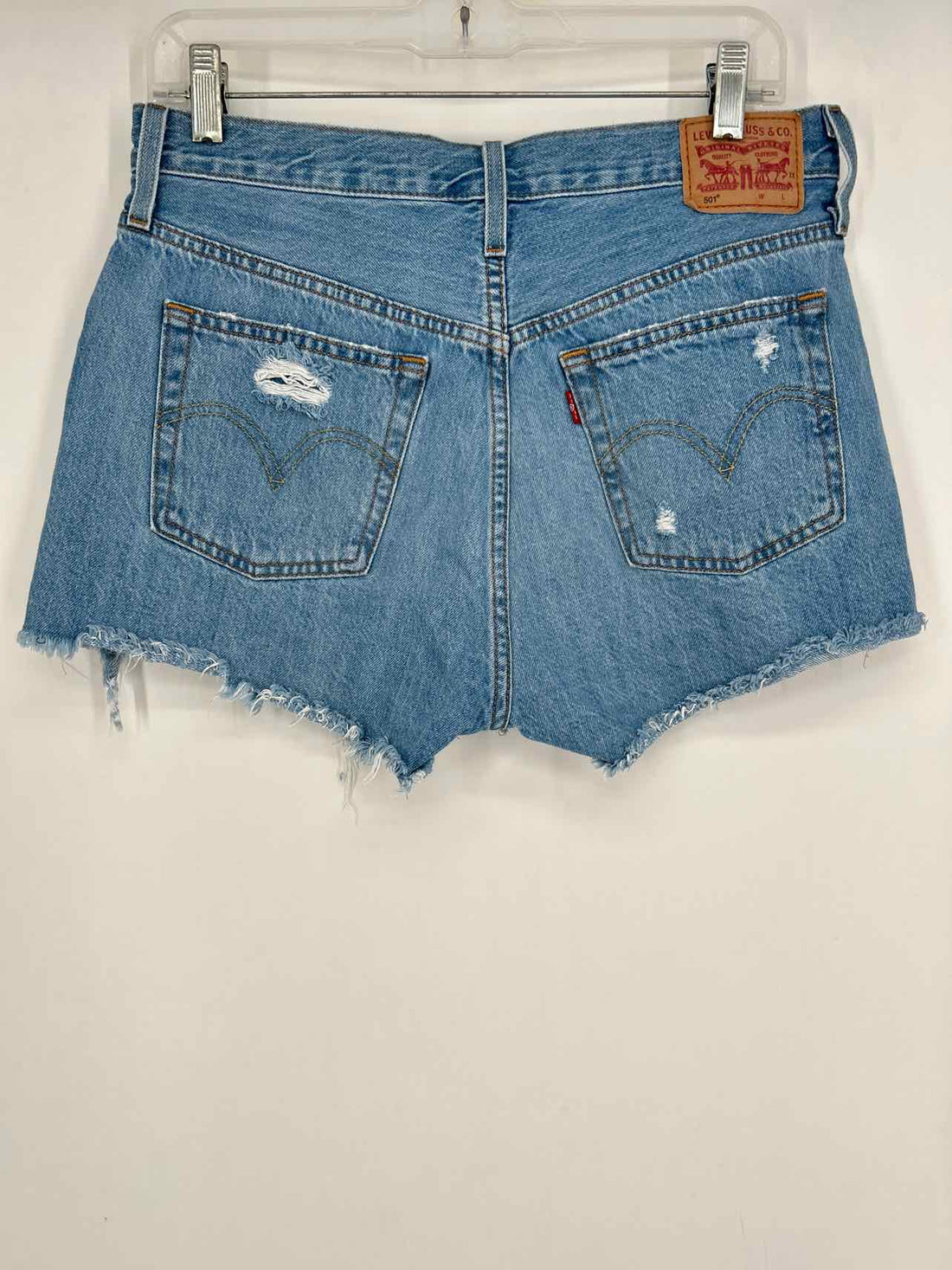 Levis Size 29 Denim Distressed Shorts