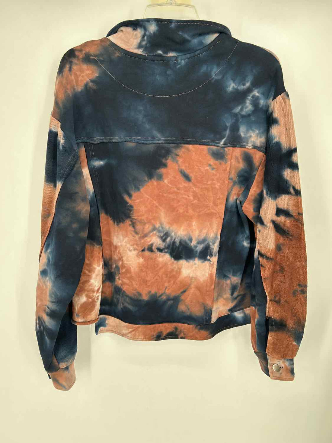 Natural Life Size M navy & brown tie Dye NWT Jacket