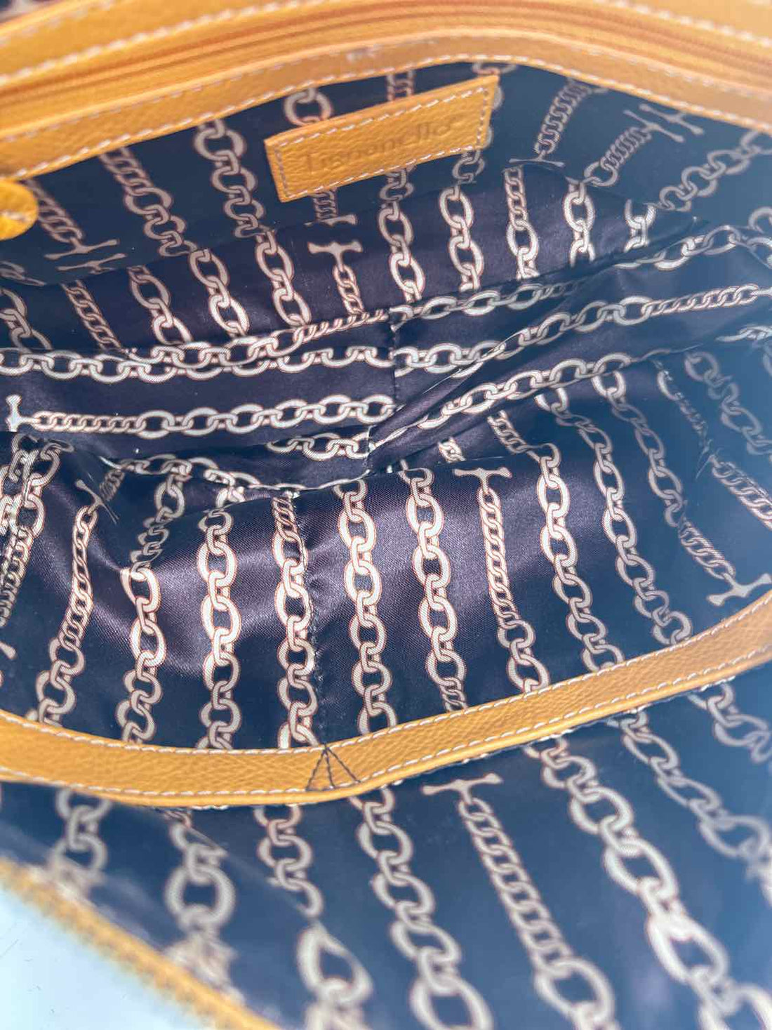 Tignanello Yellow Shoulder Bag