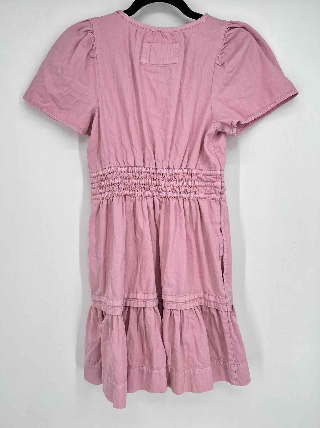 By Anthropologie Size XS Pink Short Sleeve Dress