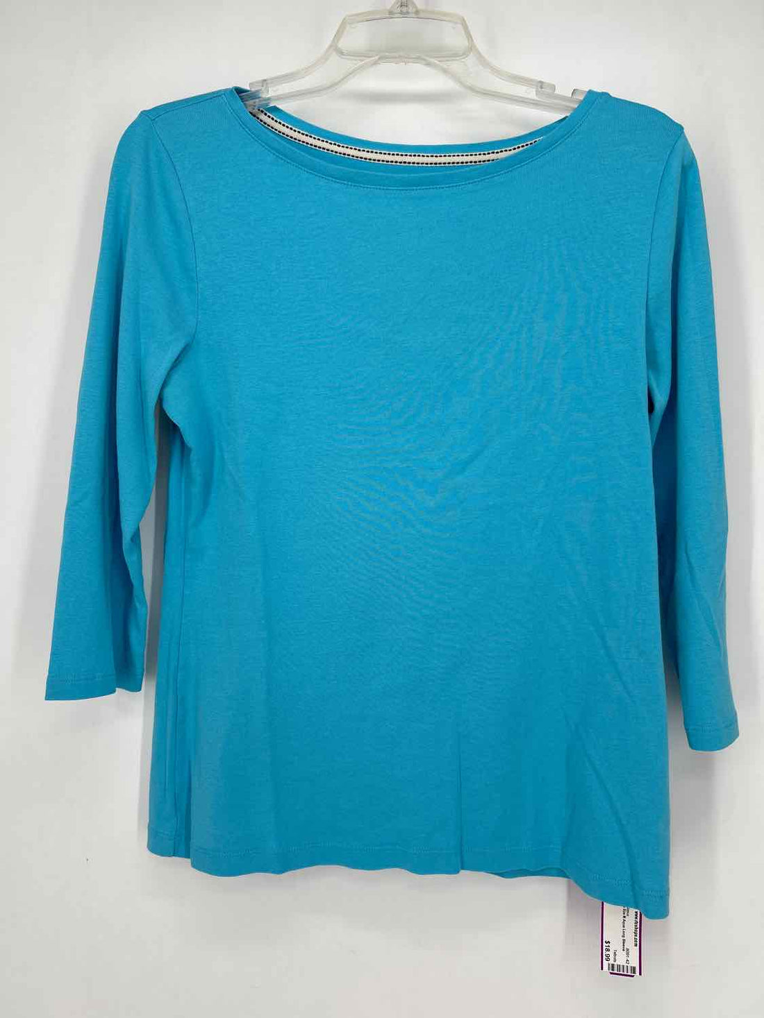 Talbots Size M Aqua Long Sleeve