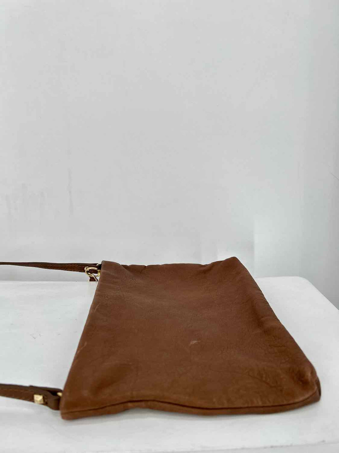 Stella & Dot Brown Gold Chain Crossbody