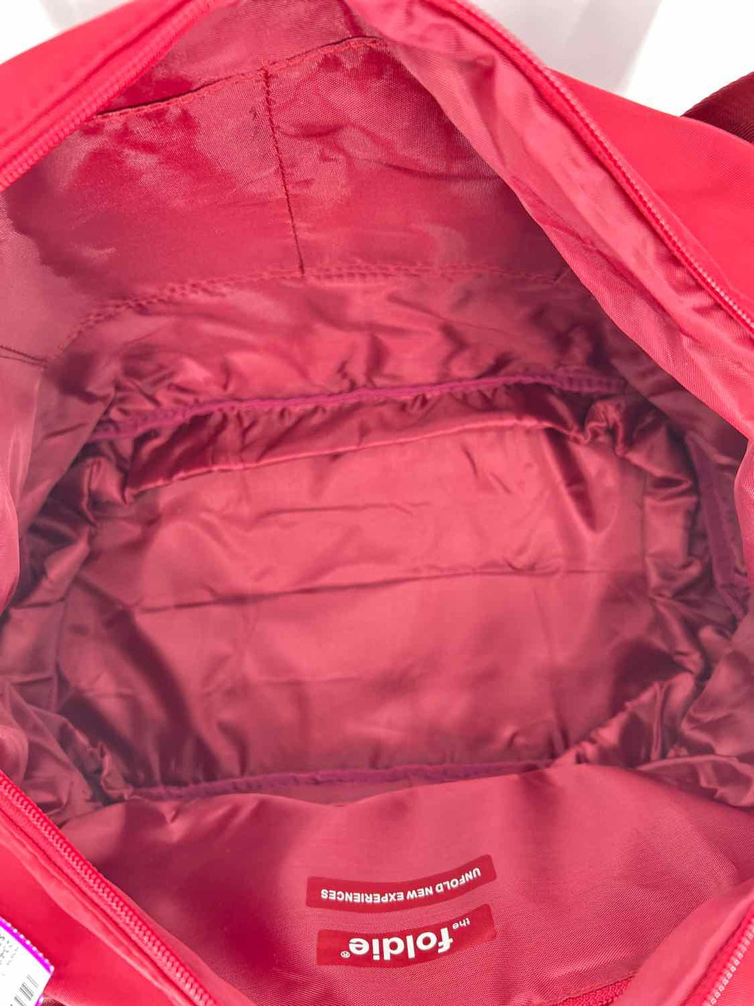 the foldie Red Nylon NWT Duffel
