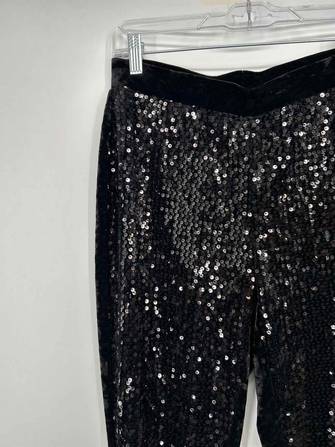Chicos 00 (2) Black Velvet & sequin Holiday