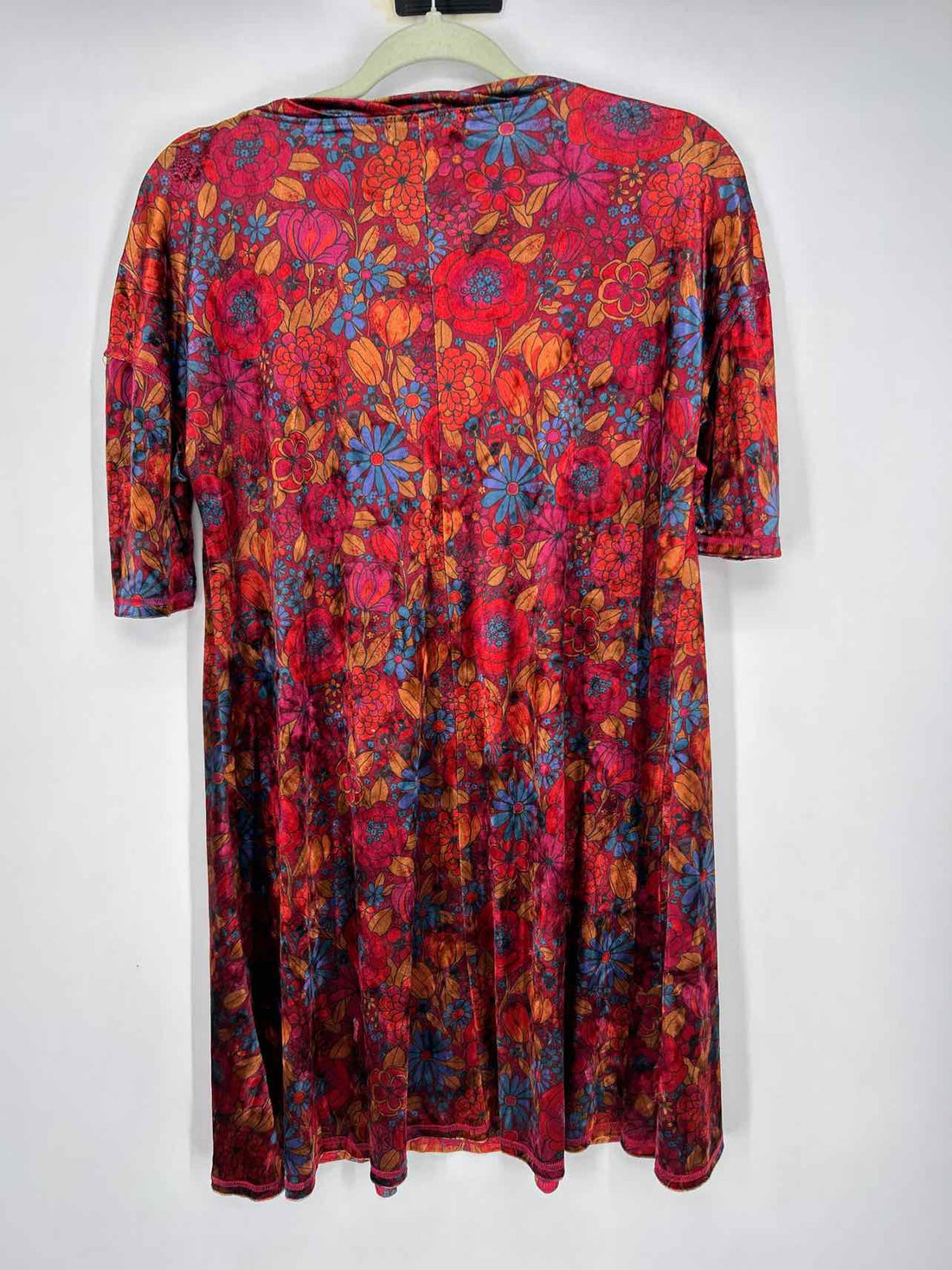 Natural Life Size S Red Floral Velvet NWT Dress