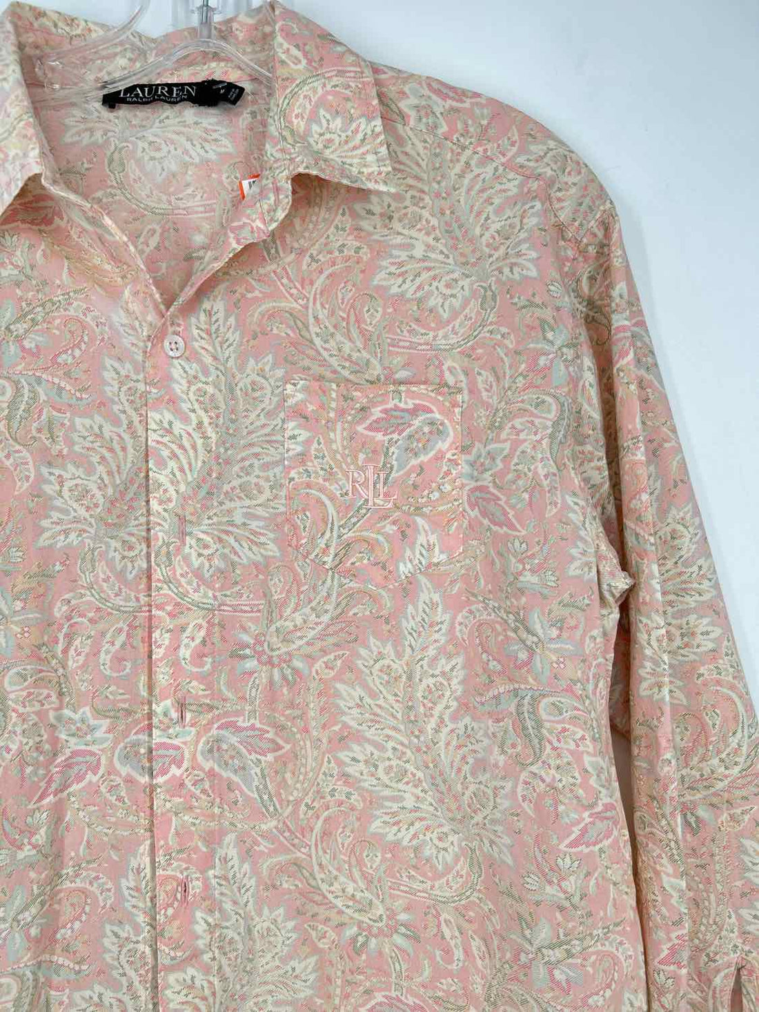 Lauren Ralph Lauren Size M Pink Paisley Dress