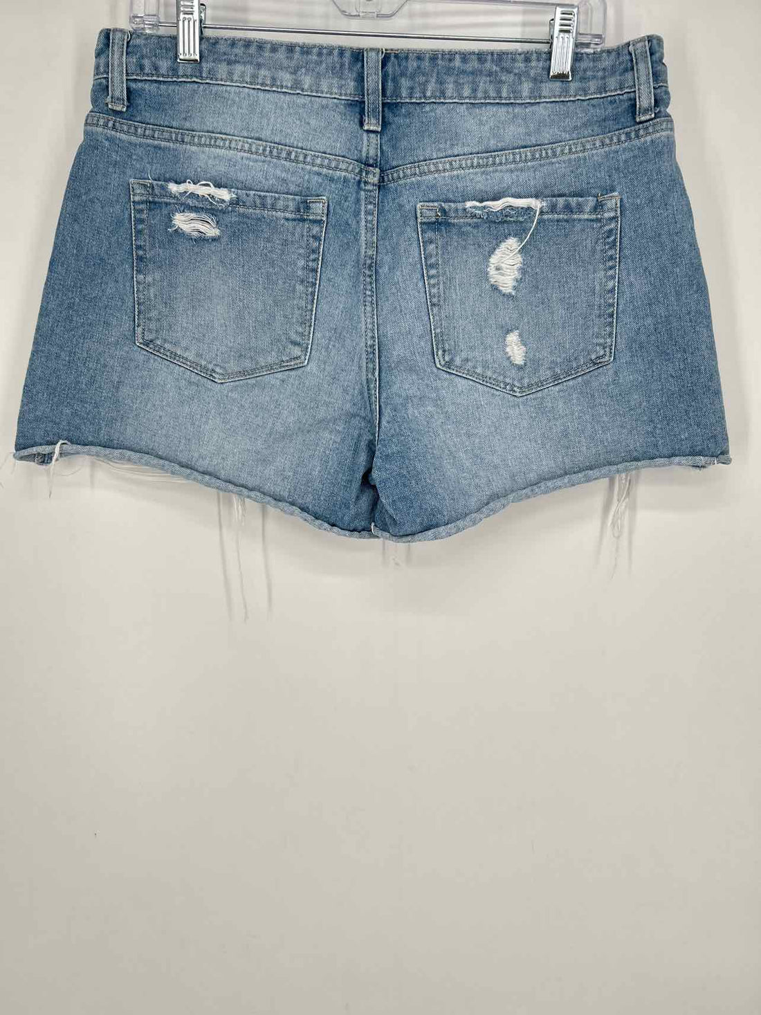 Vervet Size L Denim Distressed Shorts