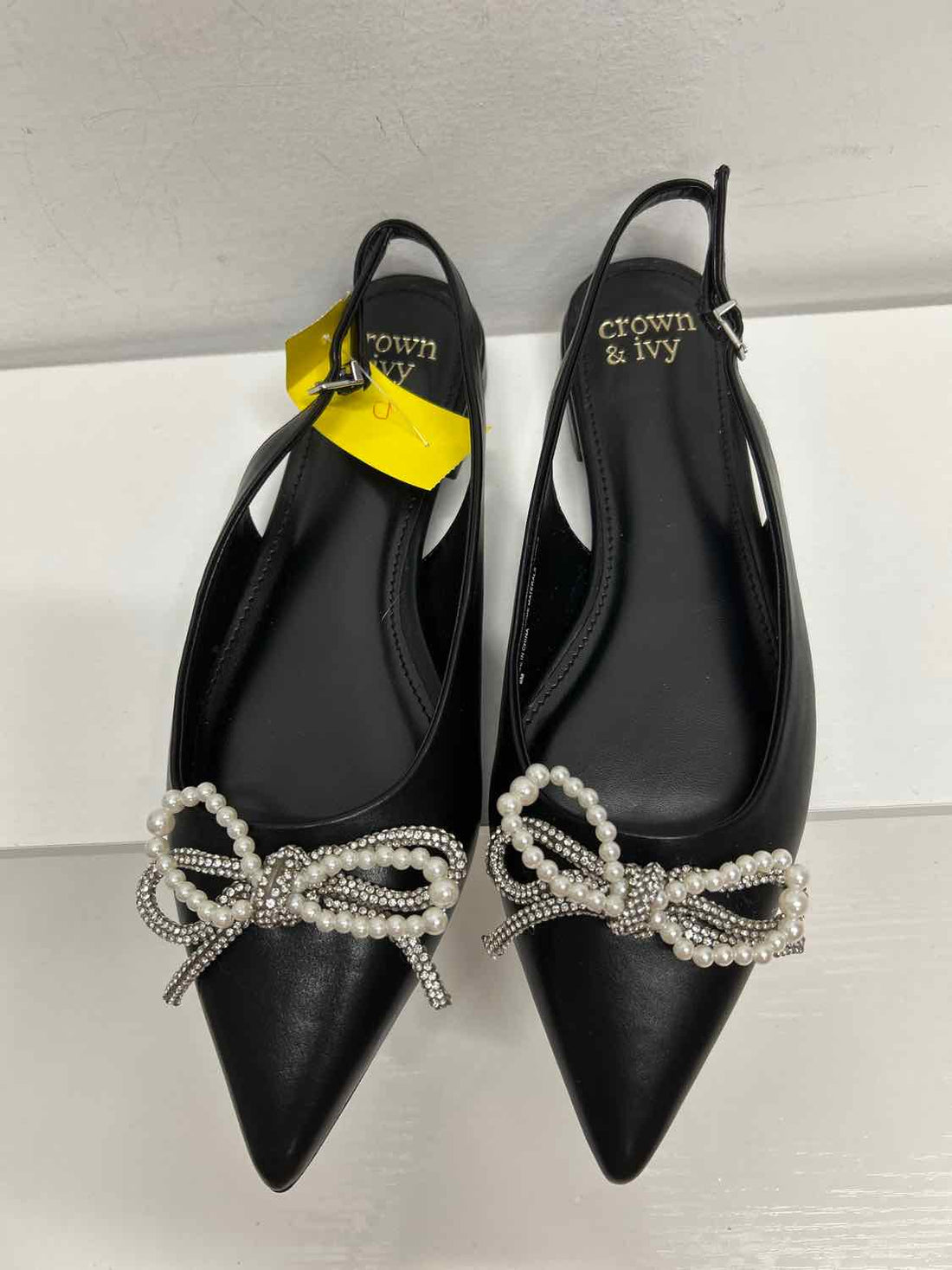 Crown & Ivy Women Size 8 Black Flats