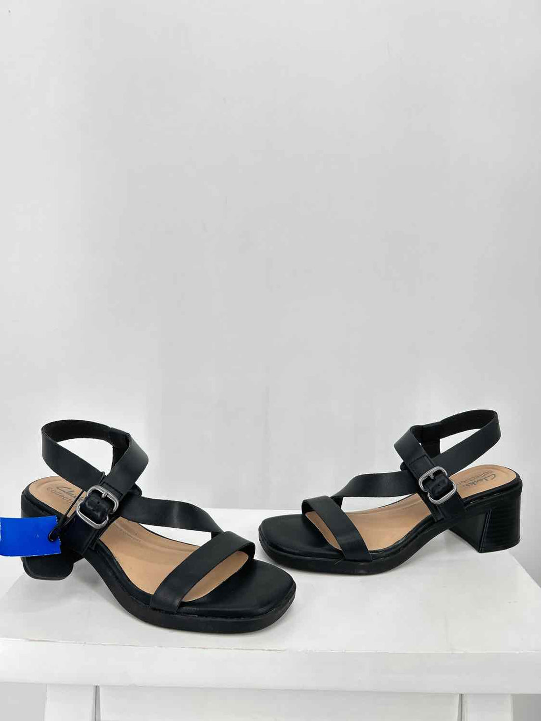 Clarks Women Size 8 Black Sandals