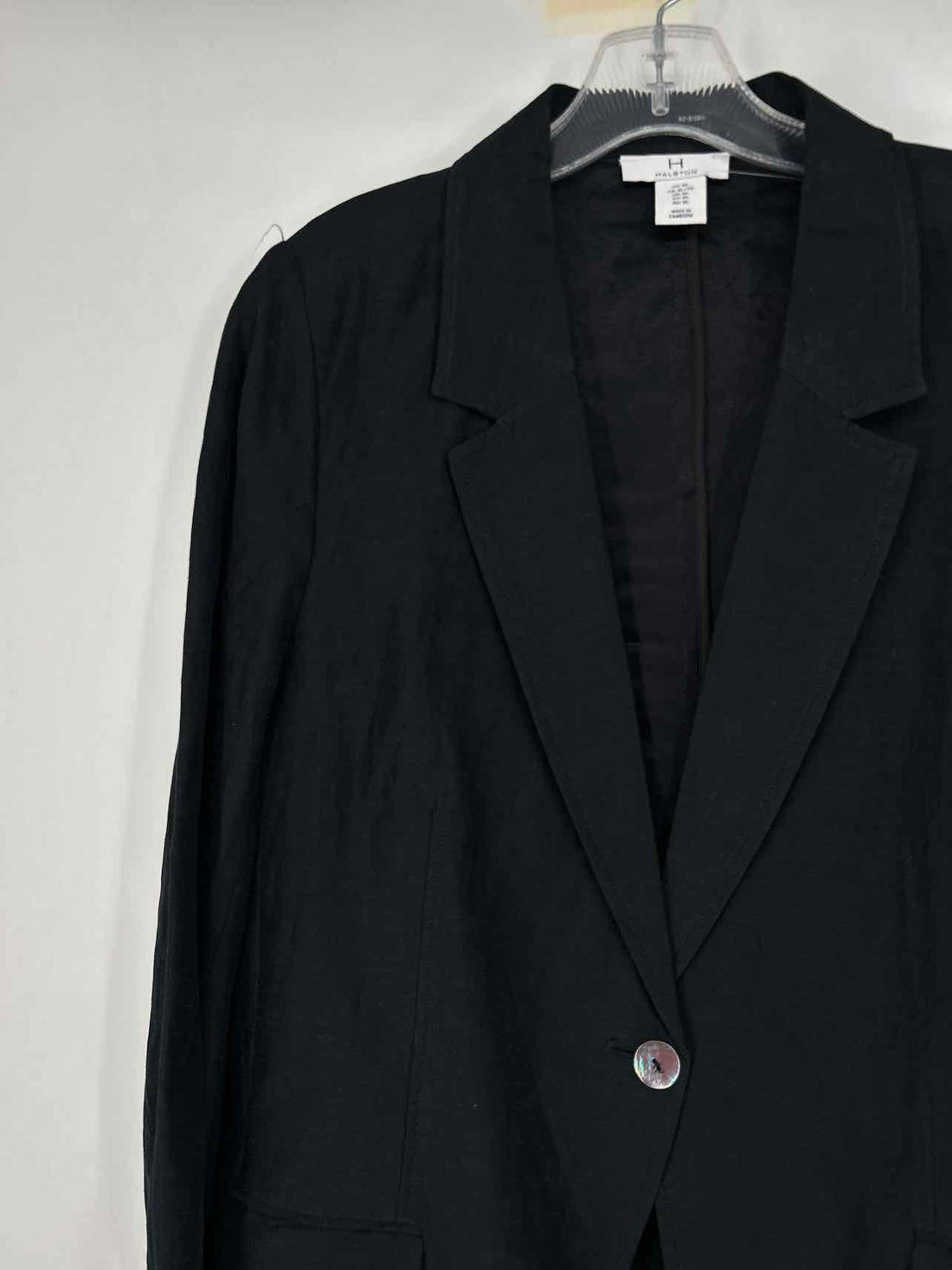 Halston Size XL Black Blazer