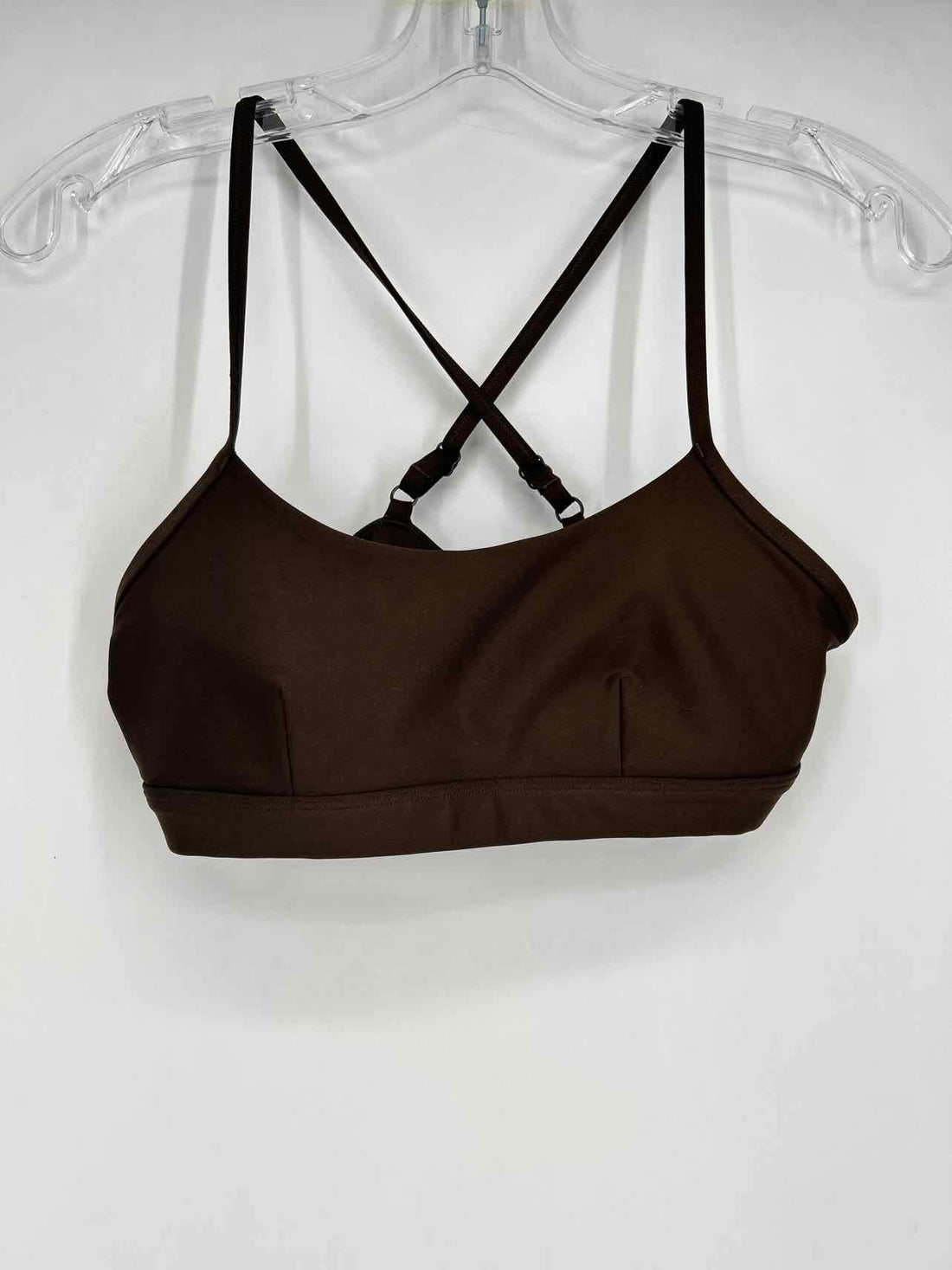 Alo Yoga Size M Dark Brown Active Sports Bras