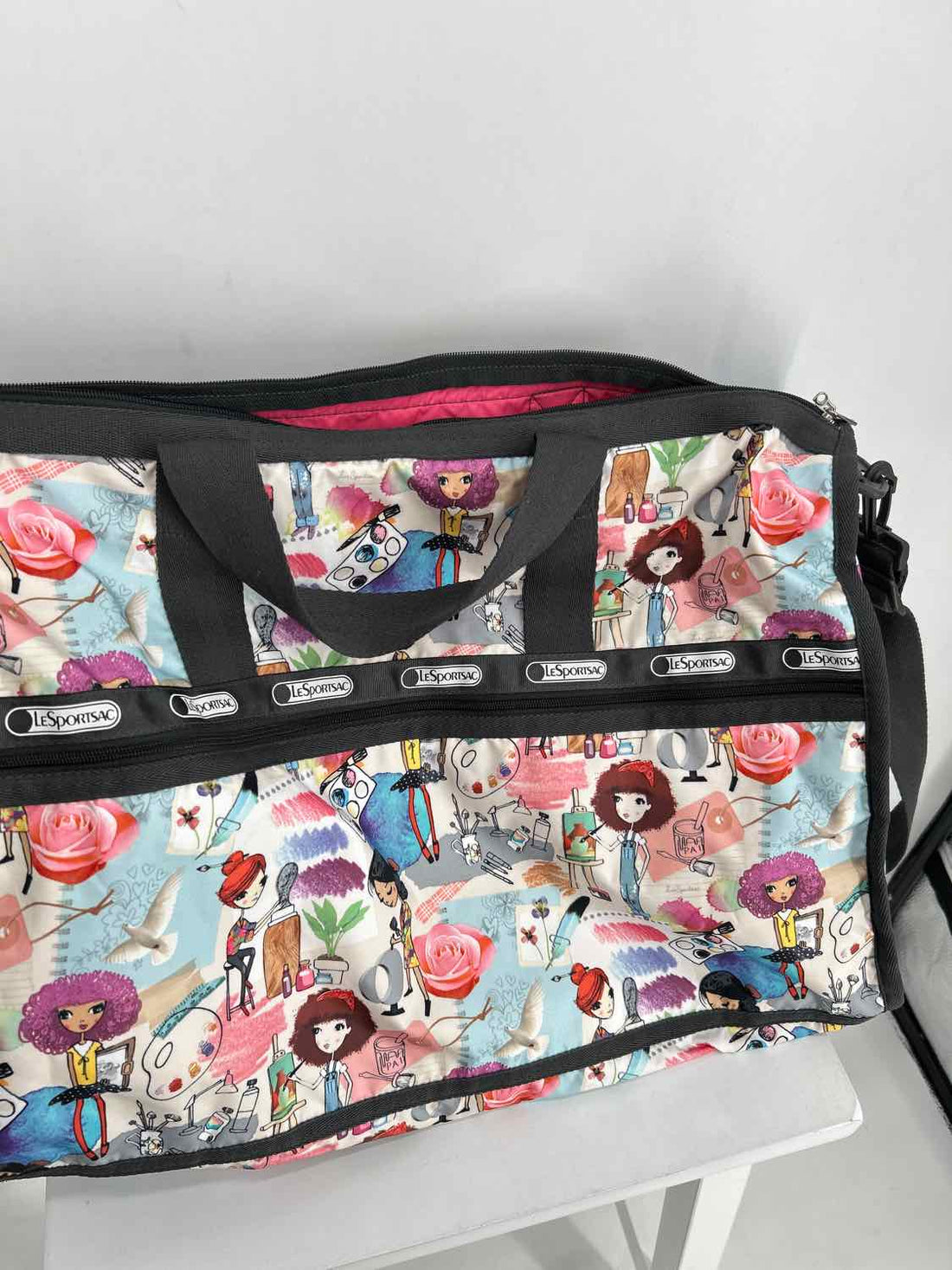 LeSportsac Art School Print Weekender Duffel