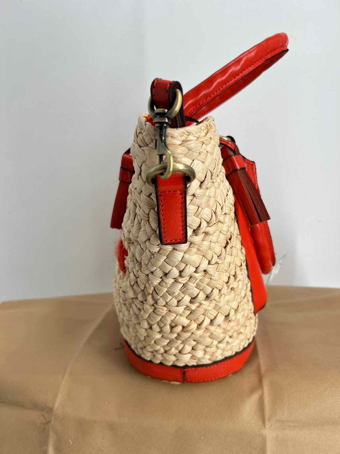 Patricia Nash Natural Straw Crossbody