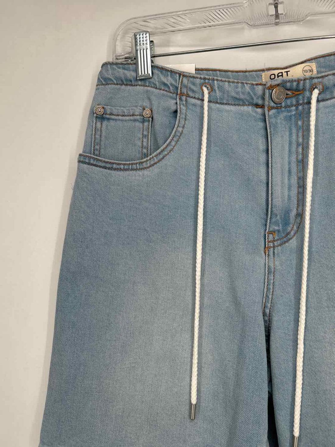OAT New York Size 10 Light Wash Denim Shorts