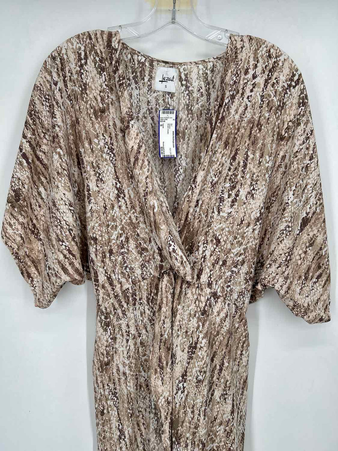 Lezat Size S Brown Snake Dress