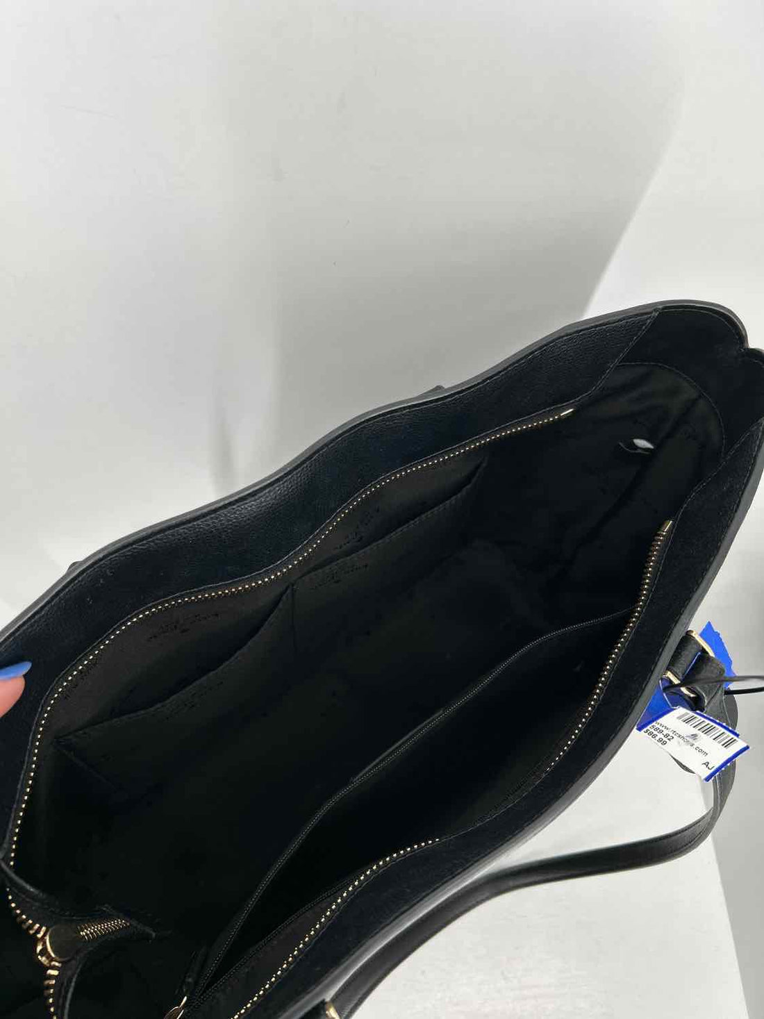 Kate Spade Black Leather Pre Owned Tote