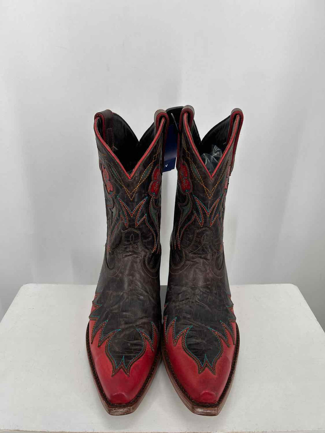 Allens Women Size 9 Brown New Genuine Leather Cowboy Boot