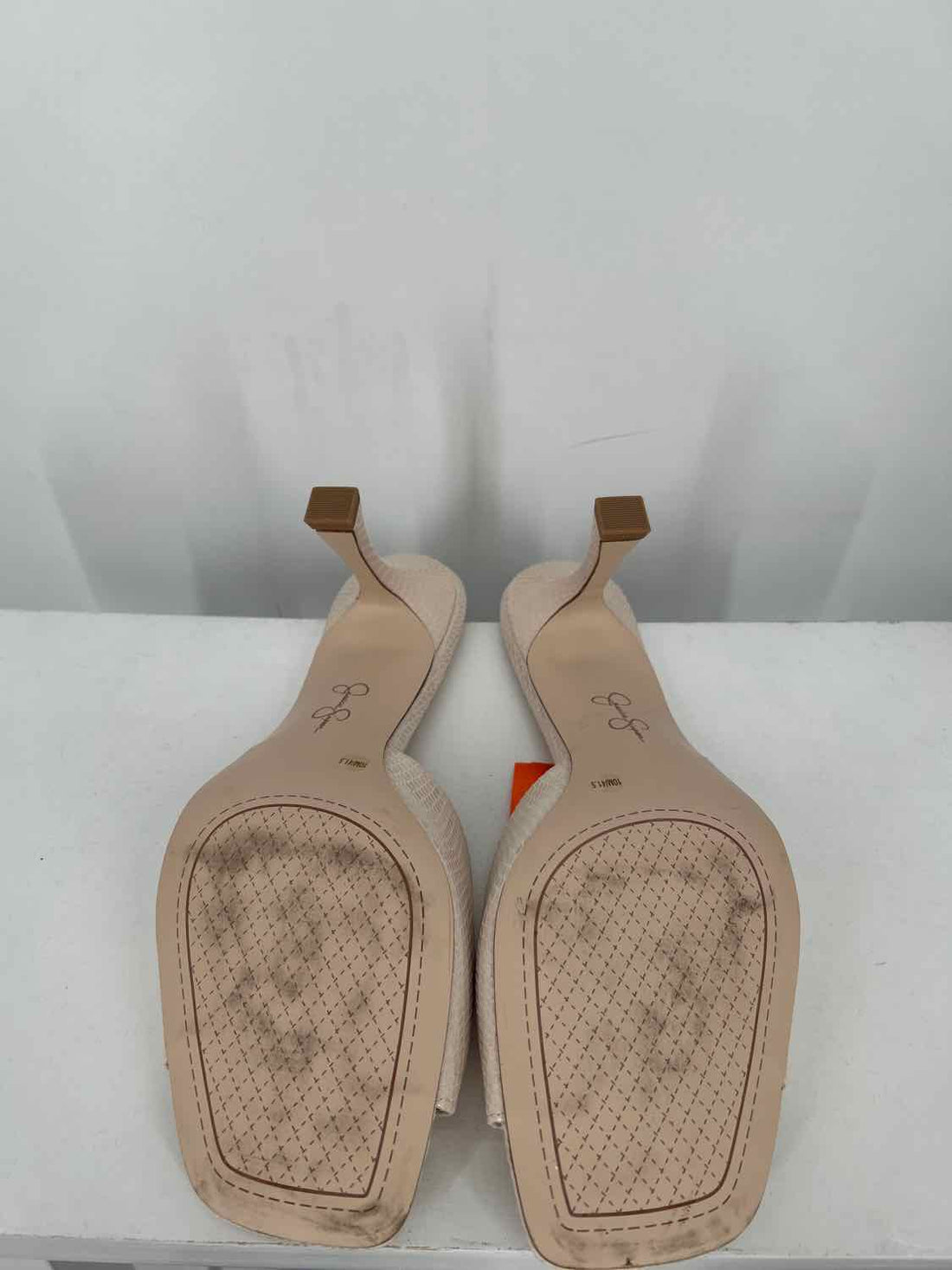 Jessica Simpson Women Size 10 Beige snake Heels