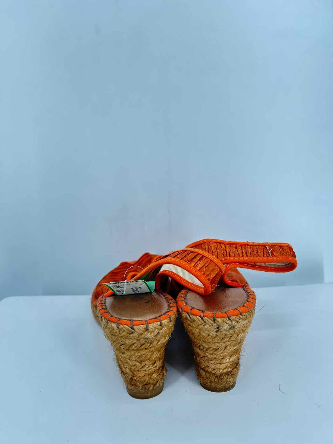 Azura Women Size 38 (7.5-8) Orange Espadrilles Wedges
