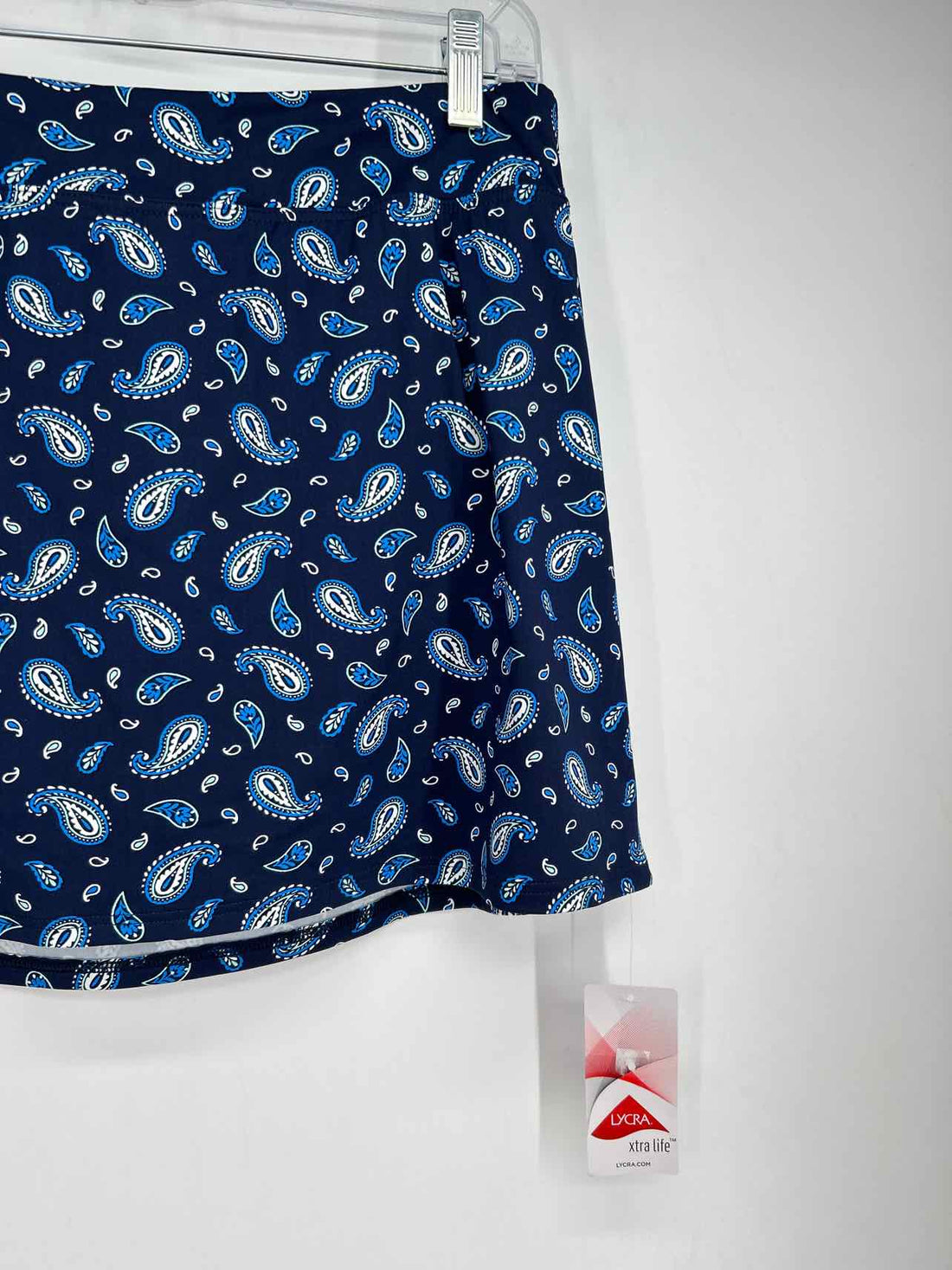 Land's End Size 10 Navy Paisley NWT Swimsuit Bottom Only