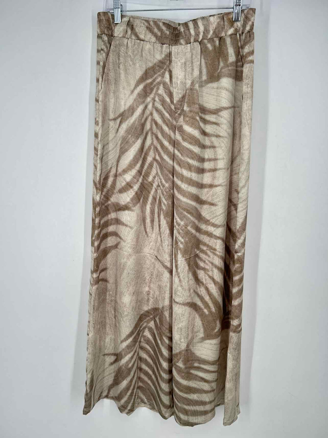 Dress Forum L Beige Print New Boutique Pants