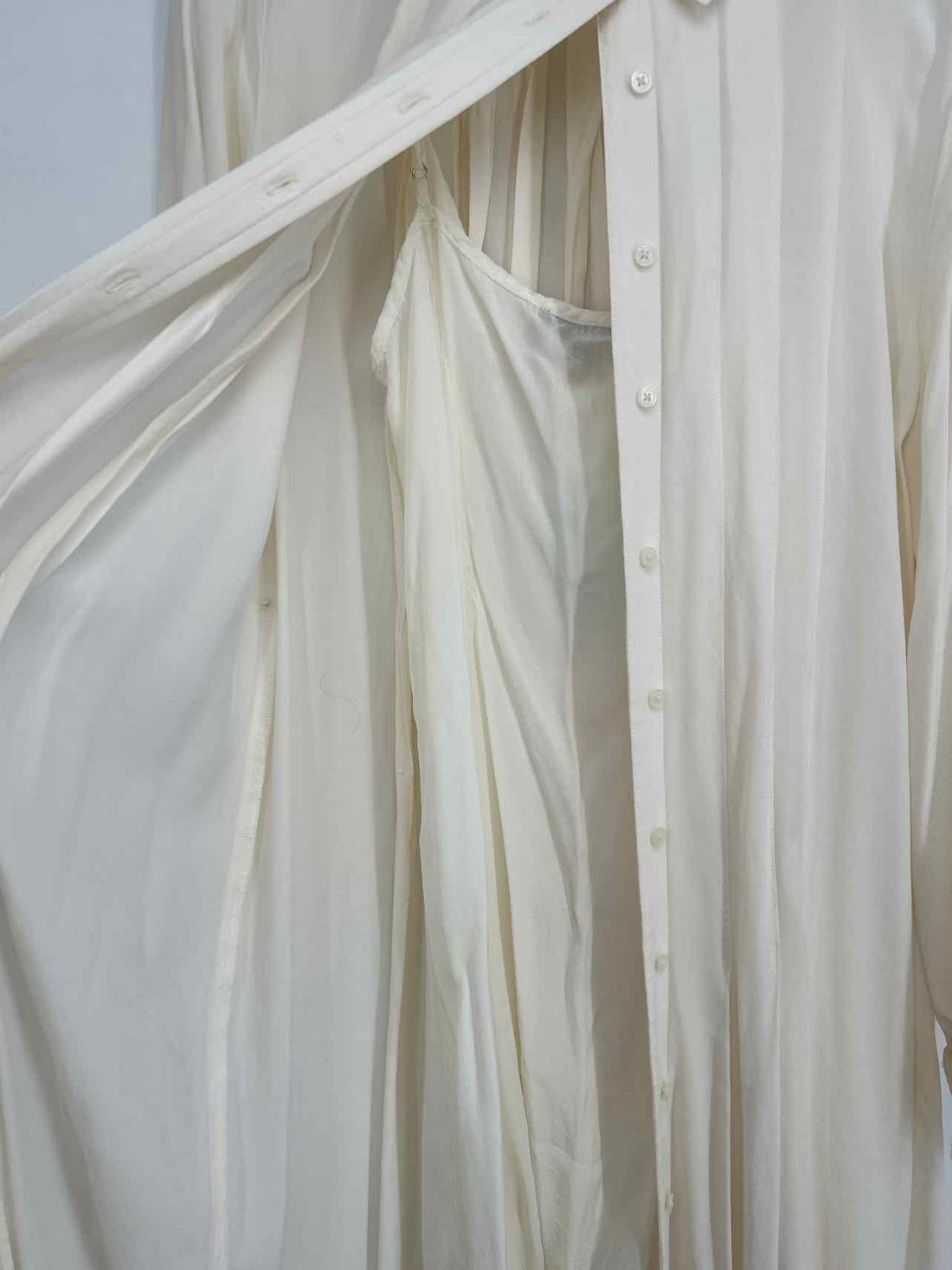 J Crew Size 10 Off White LS Dress