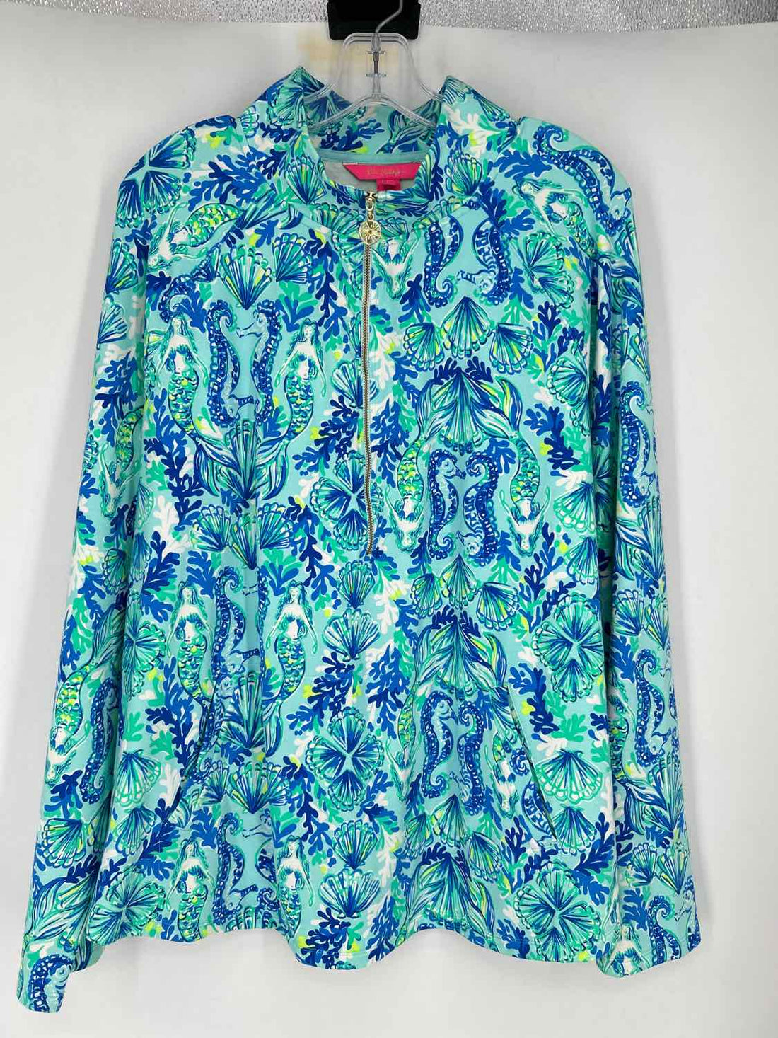 Lilly Pulitzer XXL Aqua Print Lilly Pulitzer Jacket