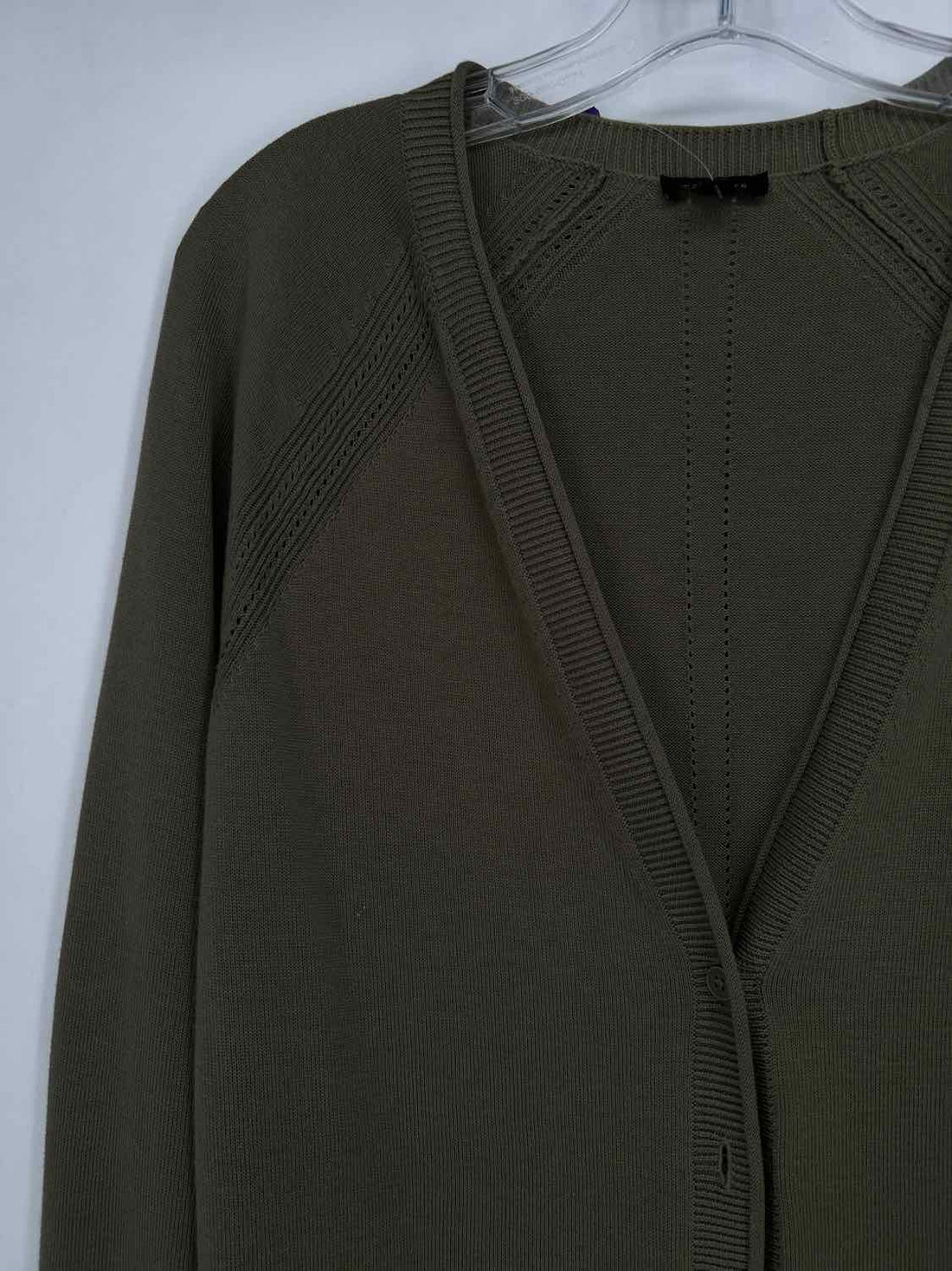 Talbots Size S Green Cardigan