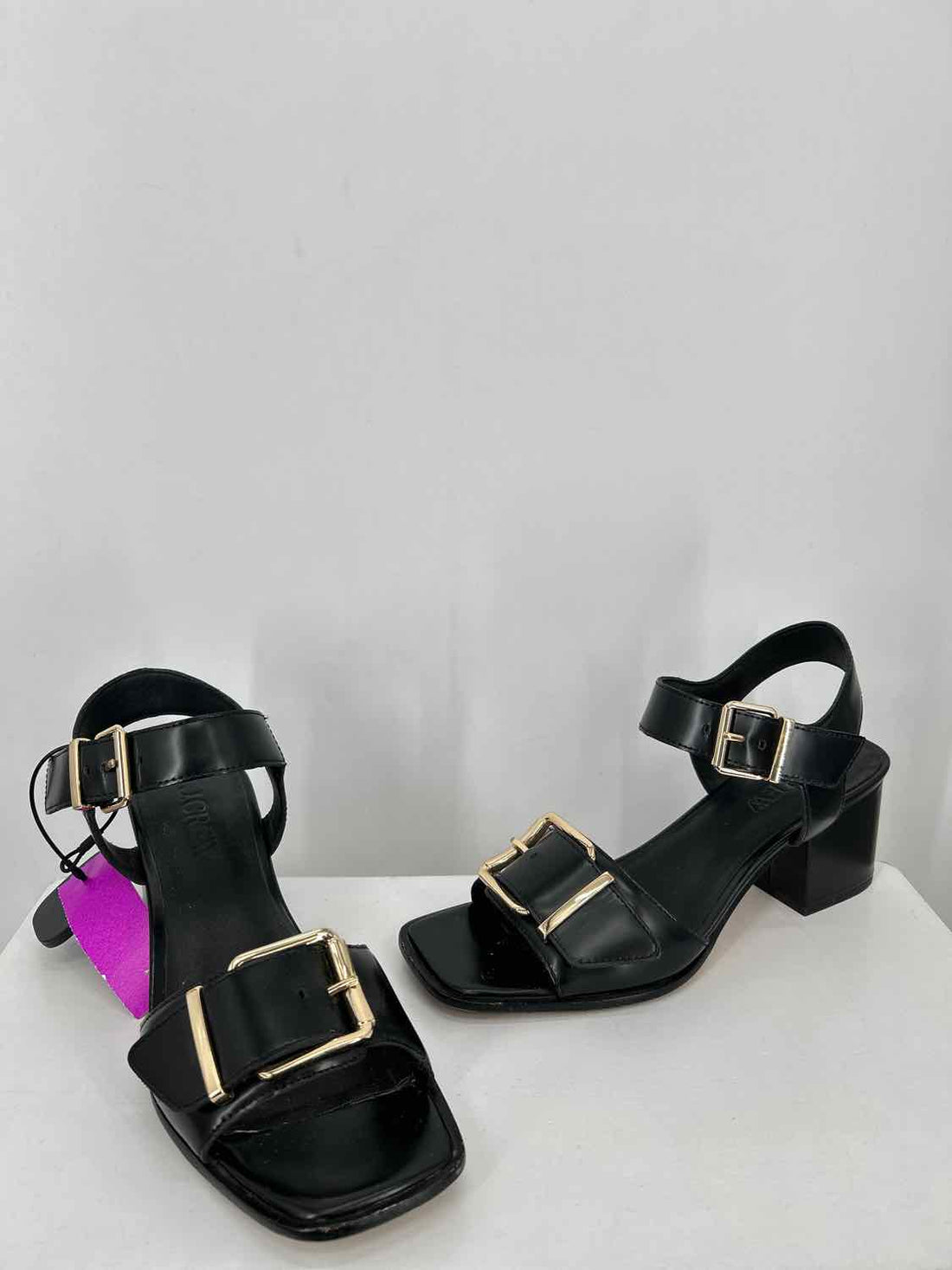 J Crew Women Size 7.5 Black Sandals