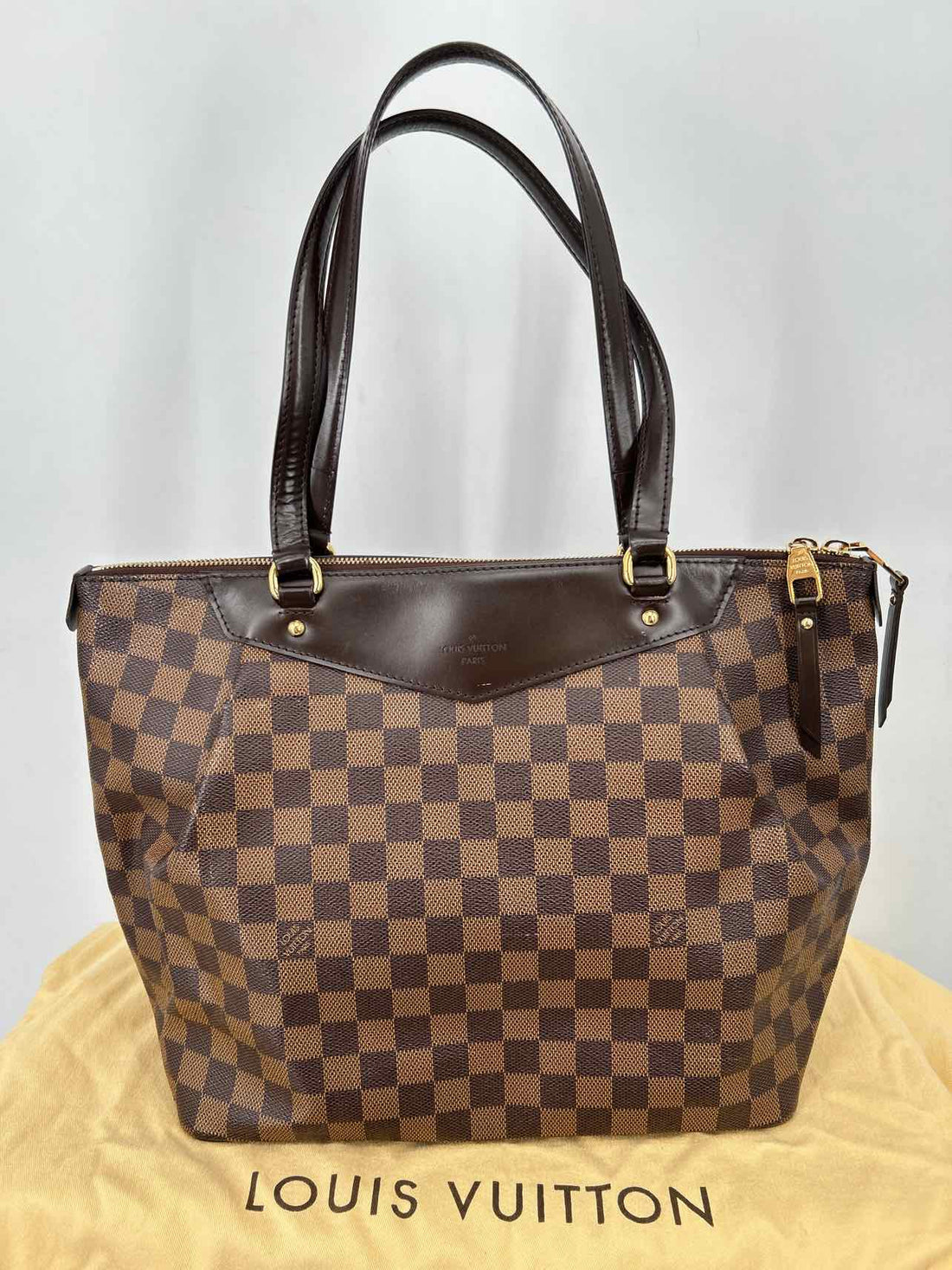 Louis Vuitton Damier Ebene Coated Canvas Pre Owned LUXURY