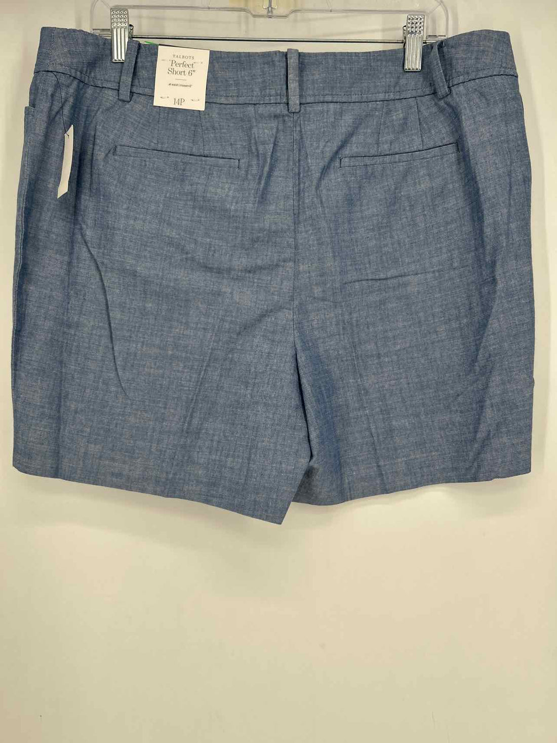 Talbots Size 14P Chambray NWT Shorts