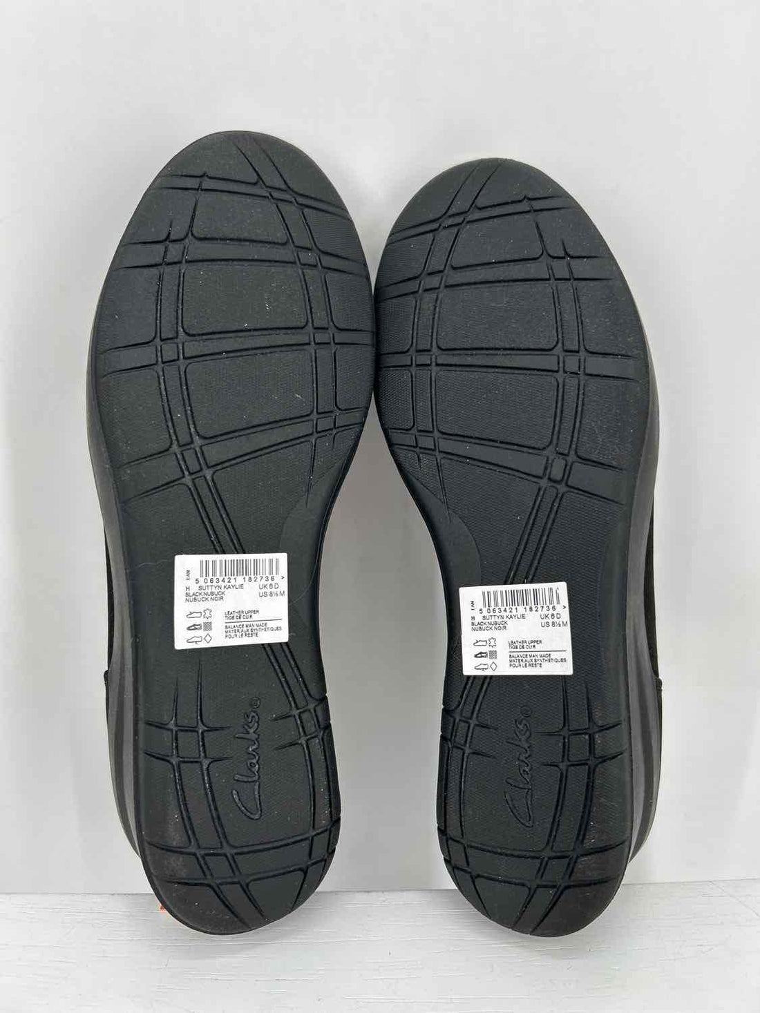 Clarks Women Size 8.5 Black Wedge Heels