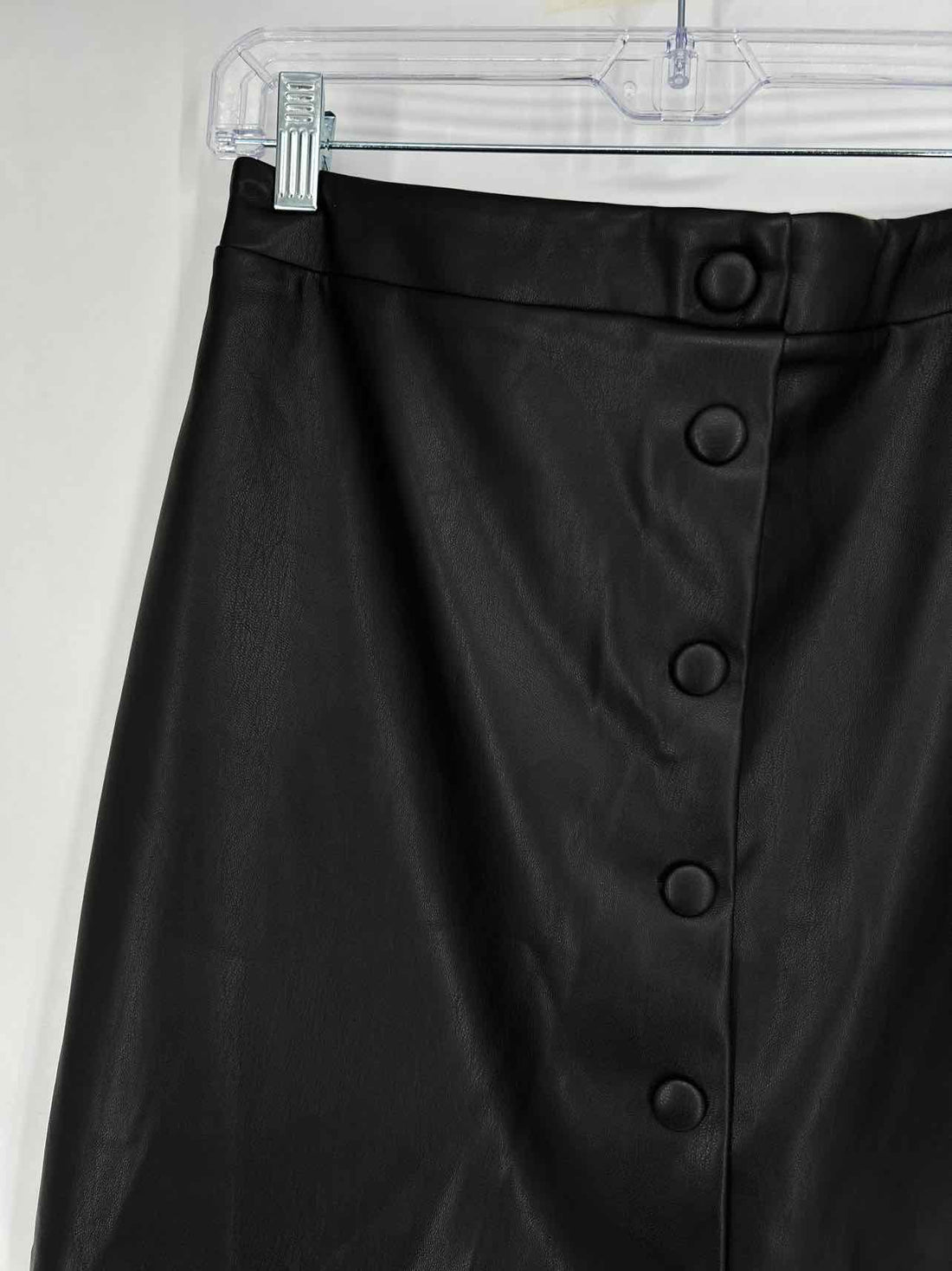 Loft Size 6 Black Faux Leather NWT Skirts