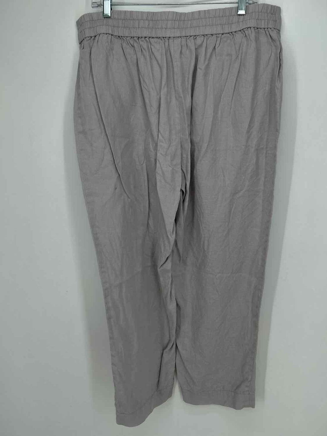 Eileen Fisher Size M Gray Linen Pants