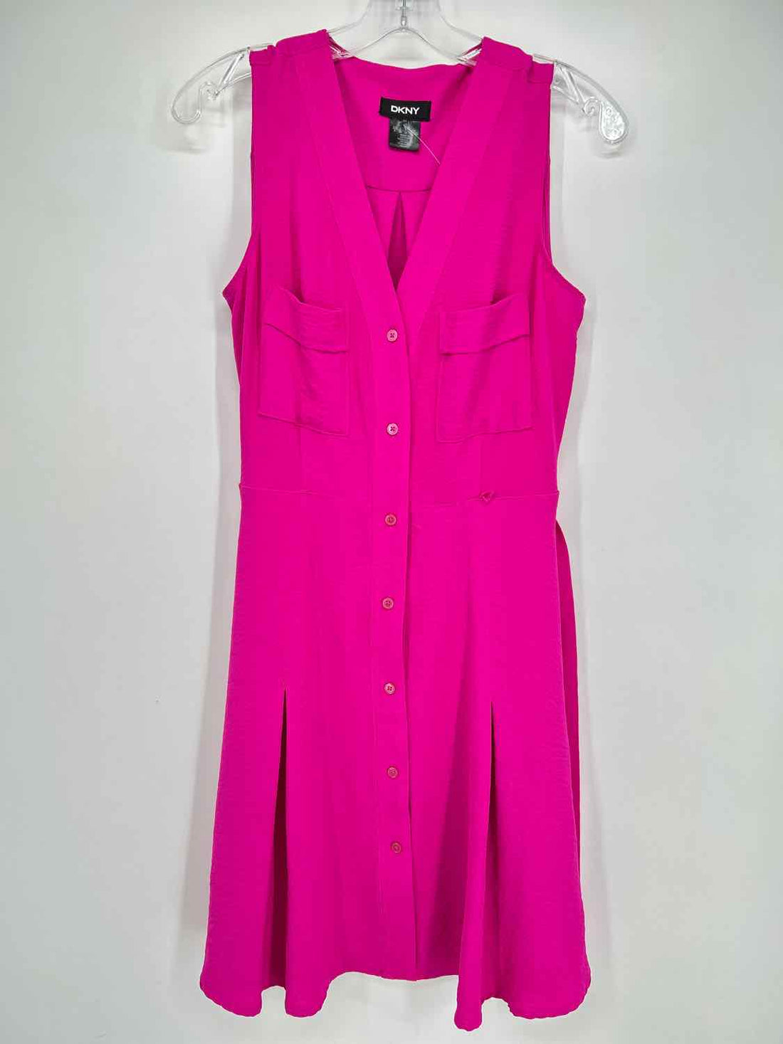 DKNY Size 6 Magenta Dress