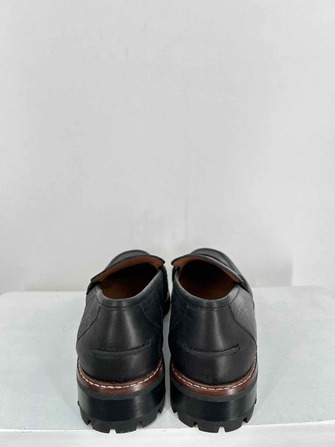 Madewell Women Size 8.5 Black Leather Loafers