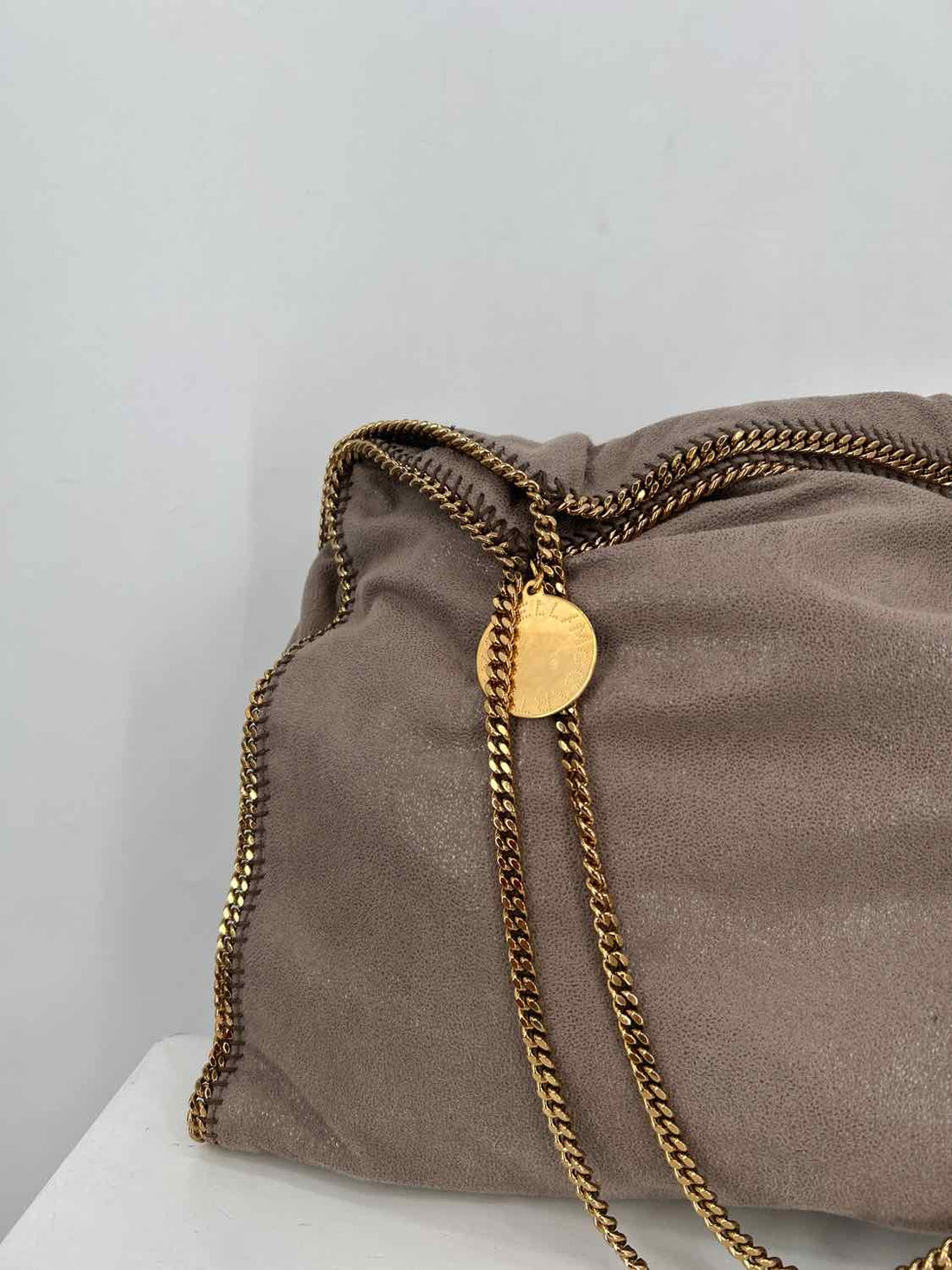 Stella McCartney Taupe Vegan Leather Hobo