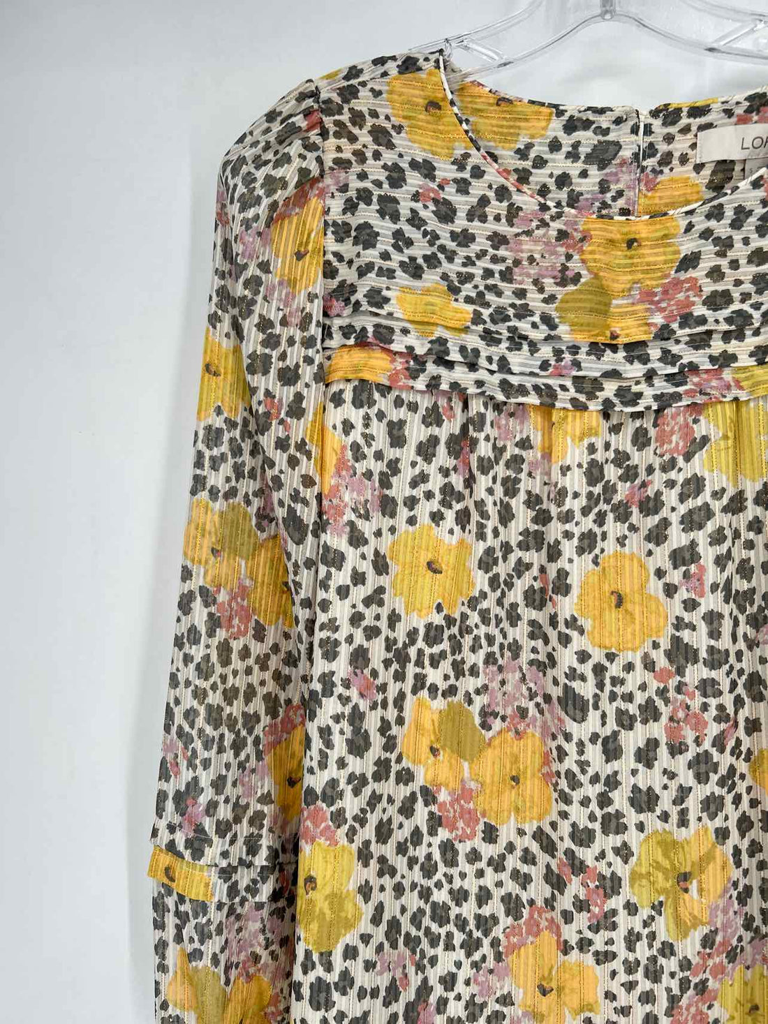 Loft Size S leopard print Long Sleeve