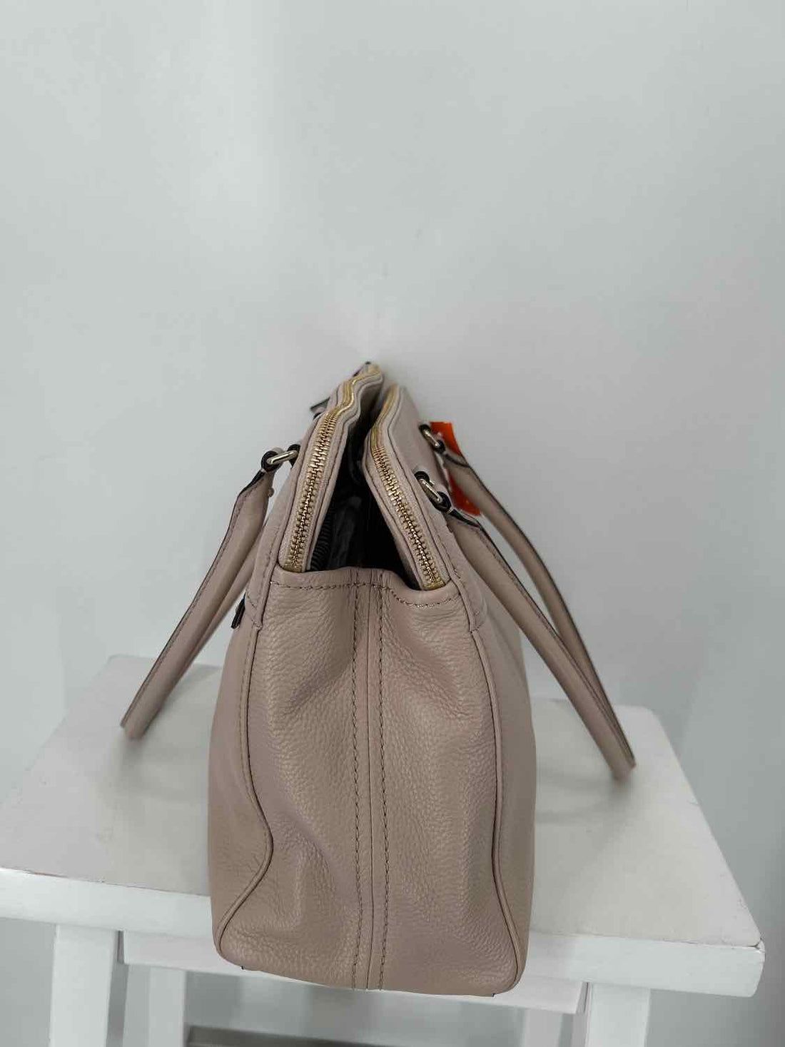 Kate Spade Cream Pebbled Leather Pre Owned Tote