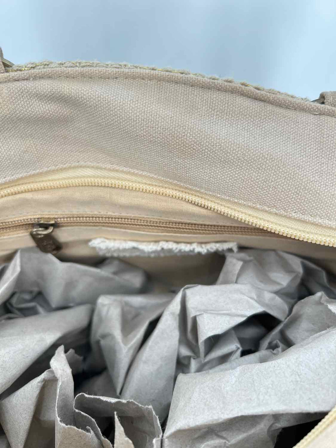 America & Beyond Palm Leaves Beaded Satchel