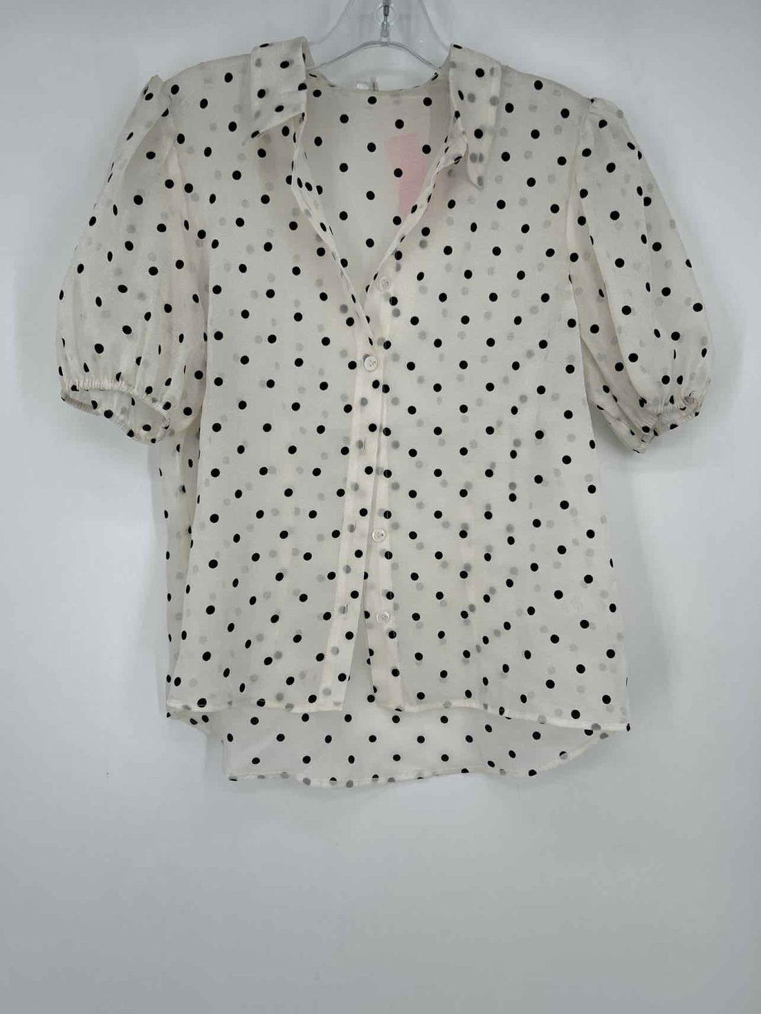 Kaktus Size M Cream Polkadot Short Sleeve