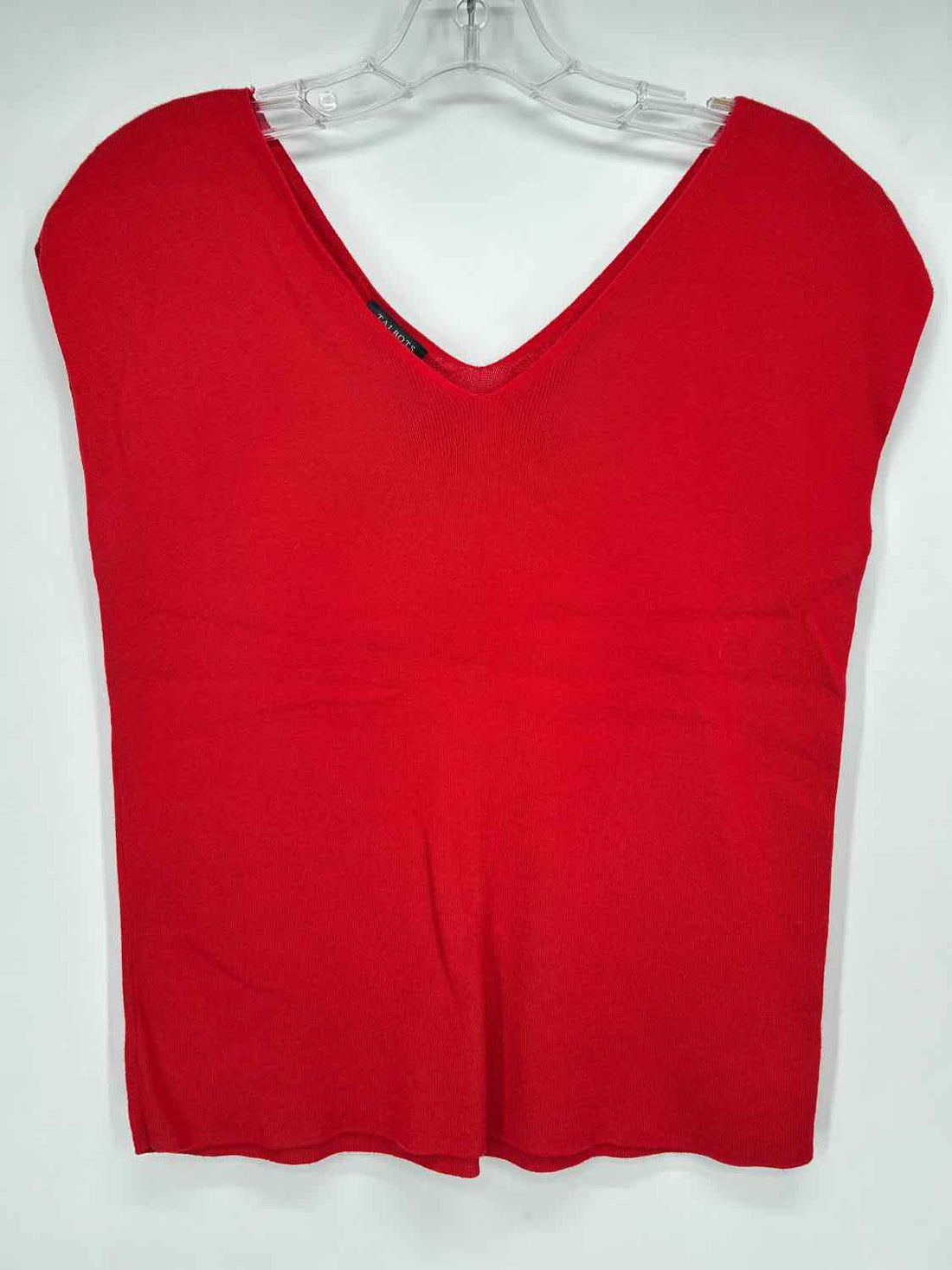 Talbots Size MP Red Short Sleeve